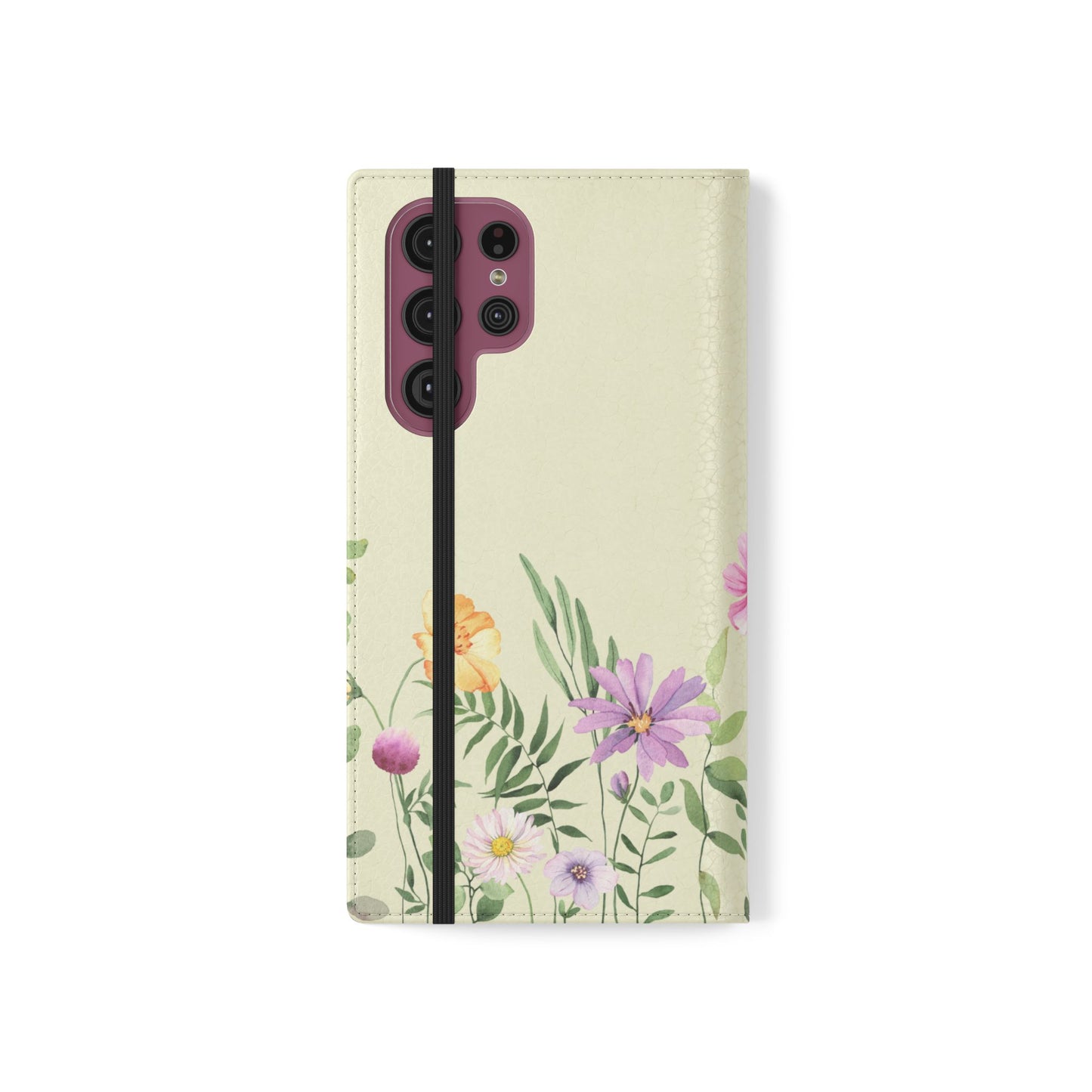 Floral Christian Prayer Flip Case, Amazing Grace, iPhone Samsung Wallet, Gifts for Her, Christian Phone Cover, Spring Floral Design