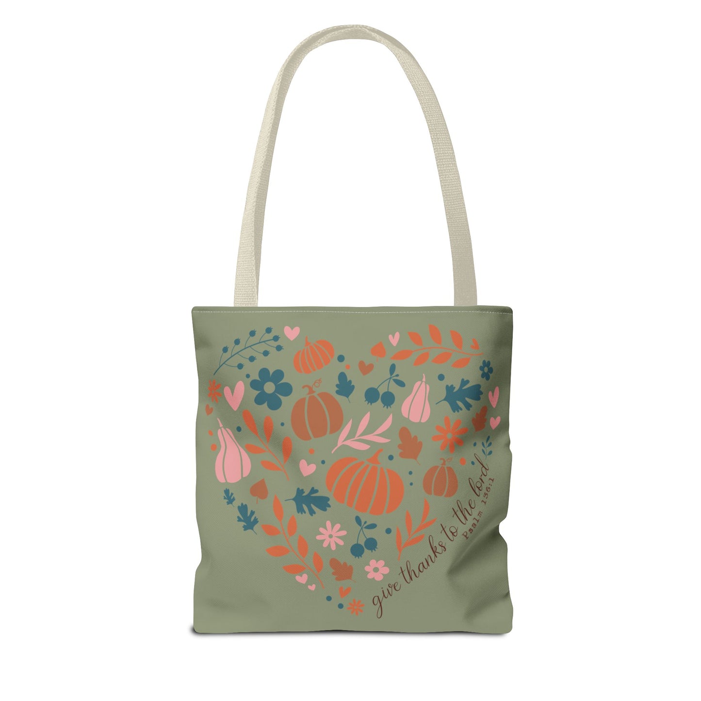 Religious Tote Bag - 'Give Thanks To The Lord' Carryall