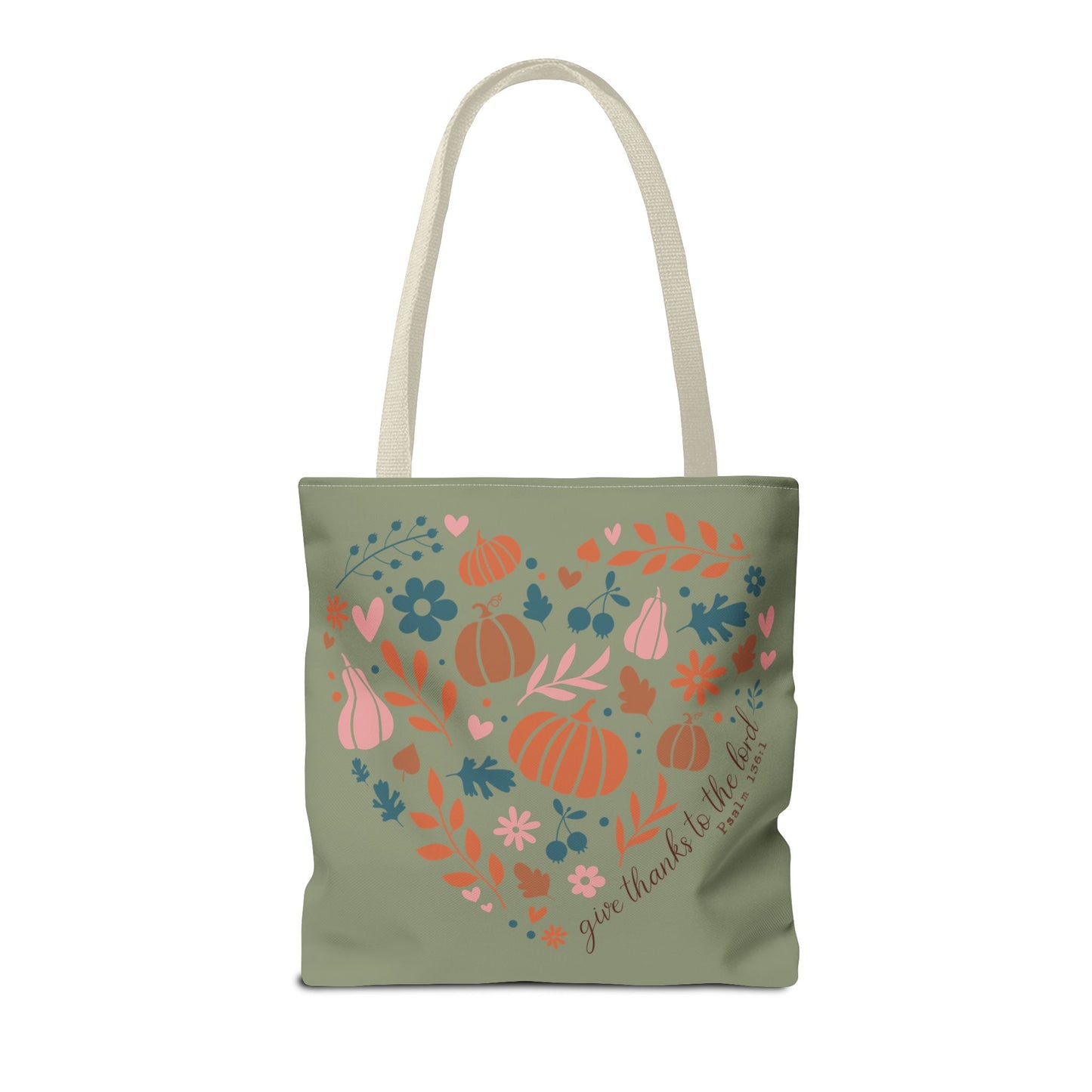 Religious Tote Bag - 'Give Thanks To The Lord' Carryall
