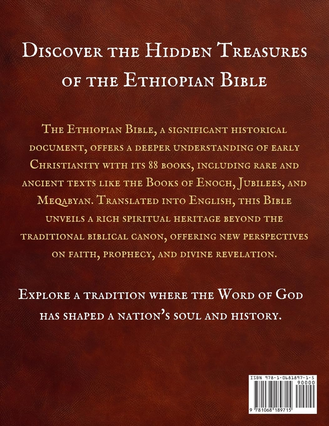 Complete Ethiopian Bible in English - Original Version - 88 Books