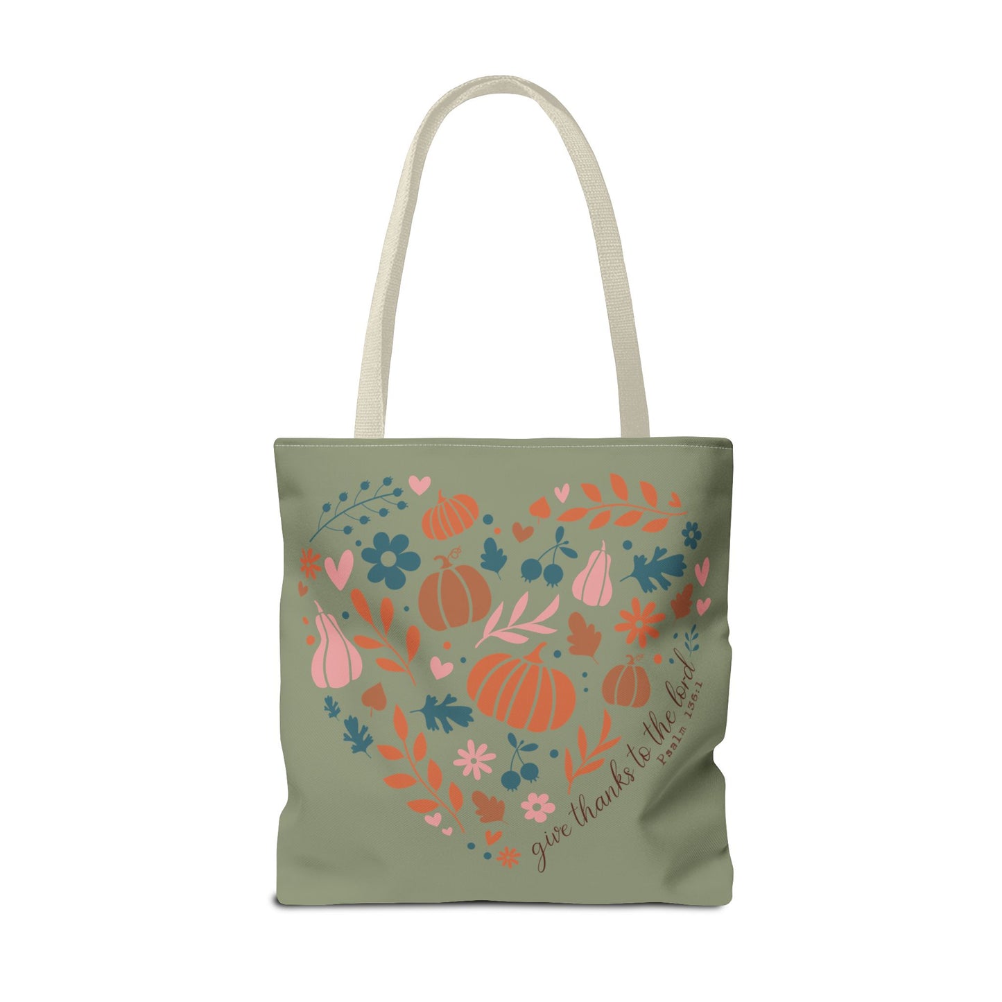 Religious Tote Bag - 'Give Thanks To The Lord' Carryall