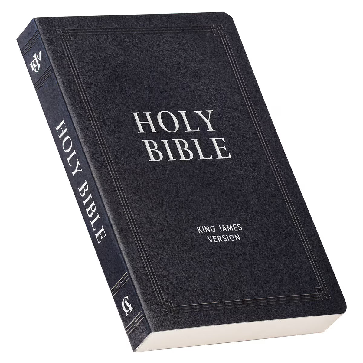 KJV Holy Bible, Gift Edition Faux Leather, King James Version, Black