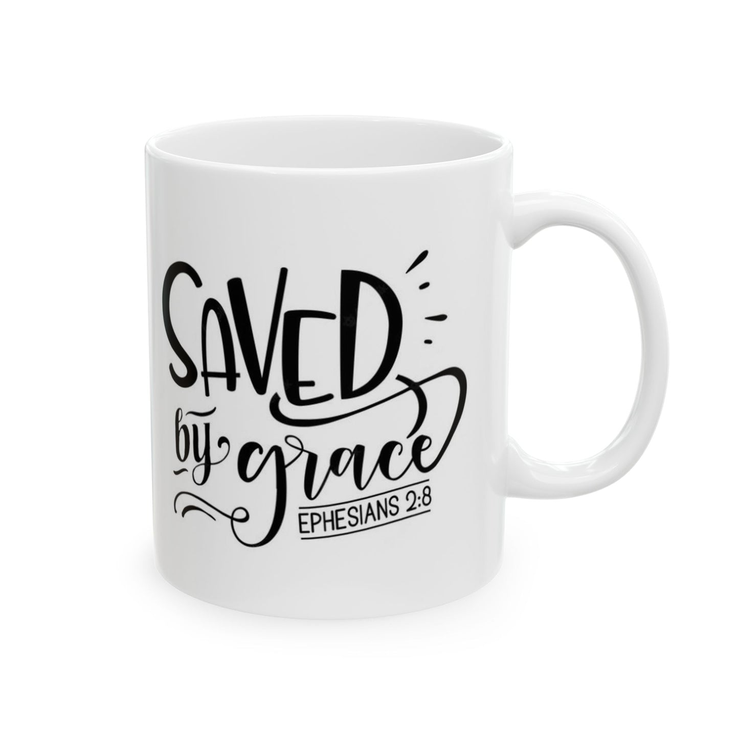 Saved By Grace Ceramic Mug