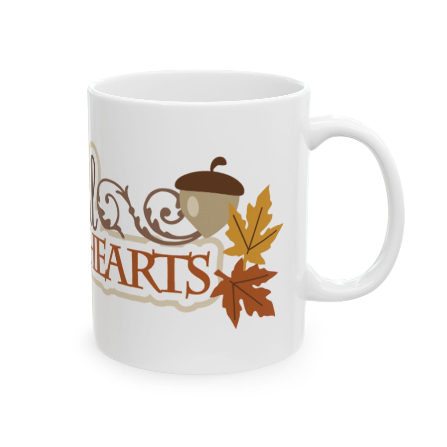 Thankful Hearts Ceramic Mug