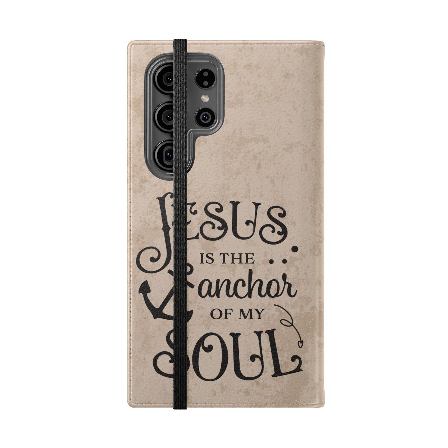 Jesus Flip Case Inspirational iPhone Samsung Wallet, Christian Gift, Faith-Based Accessory, Stylish Protection for Any Occasion
