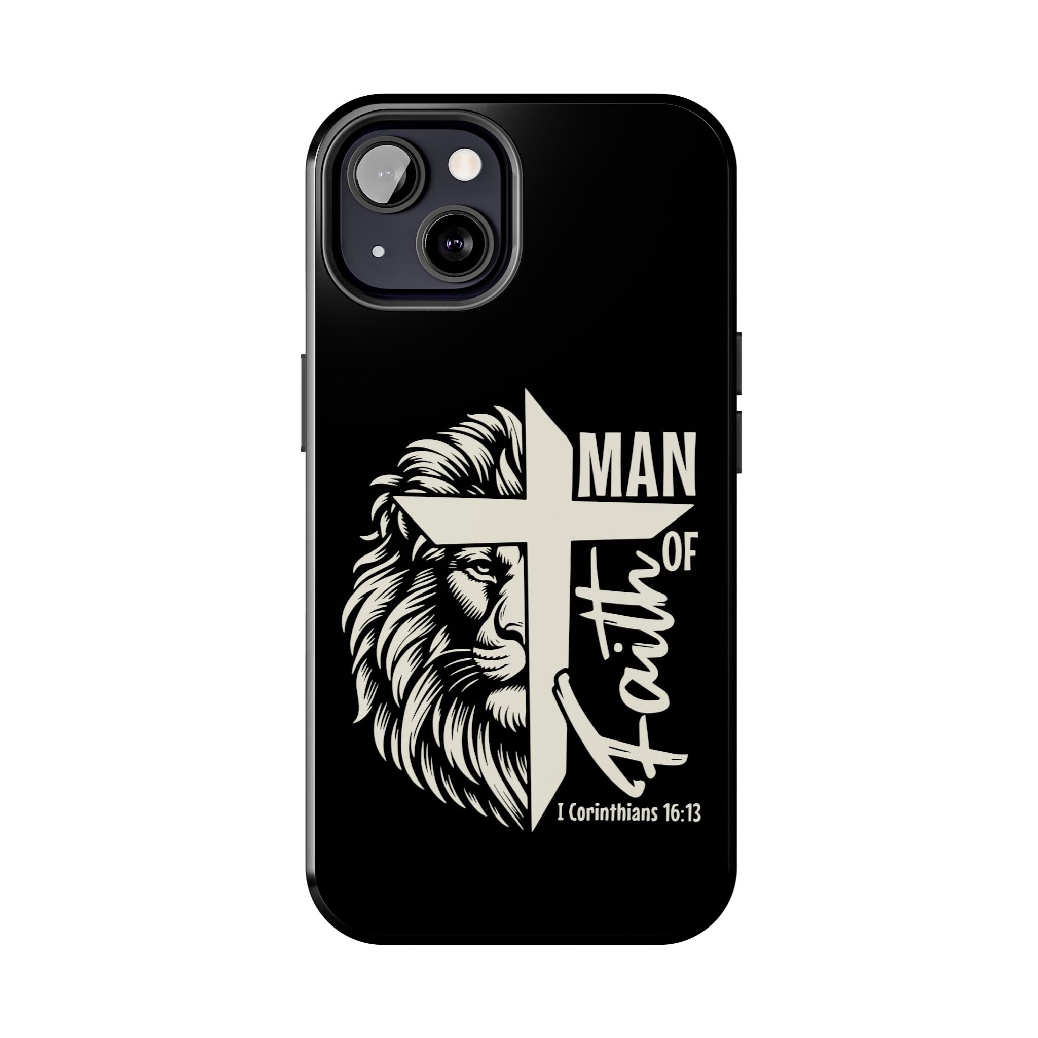 Man Of Faith Lion Christian Phone Case