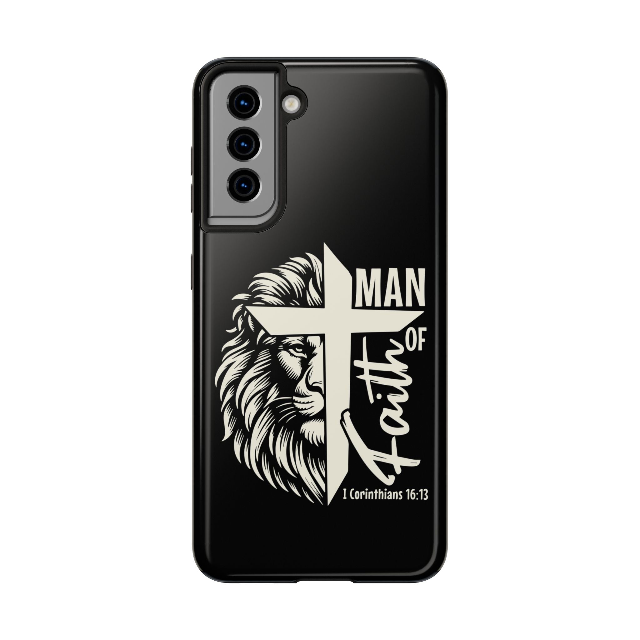 Man Of Faith Lion Christian Phone Case