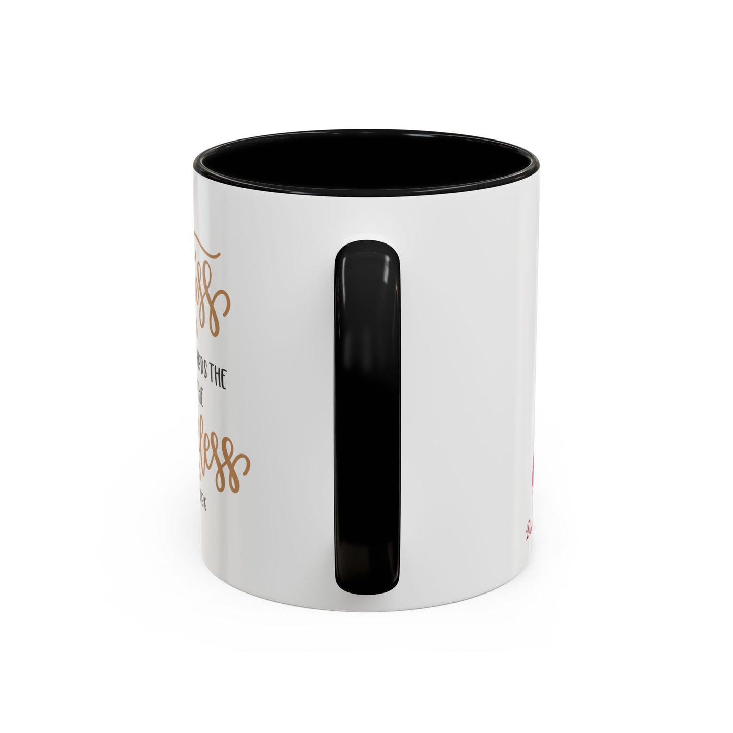 Godliness Guards The Path Of The Blameless Accent Coffee Mug