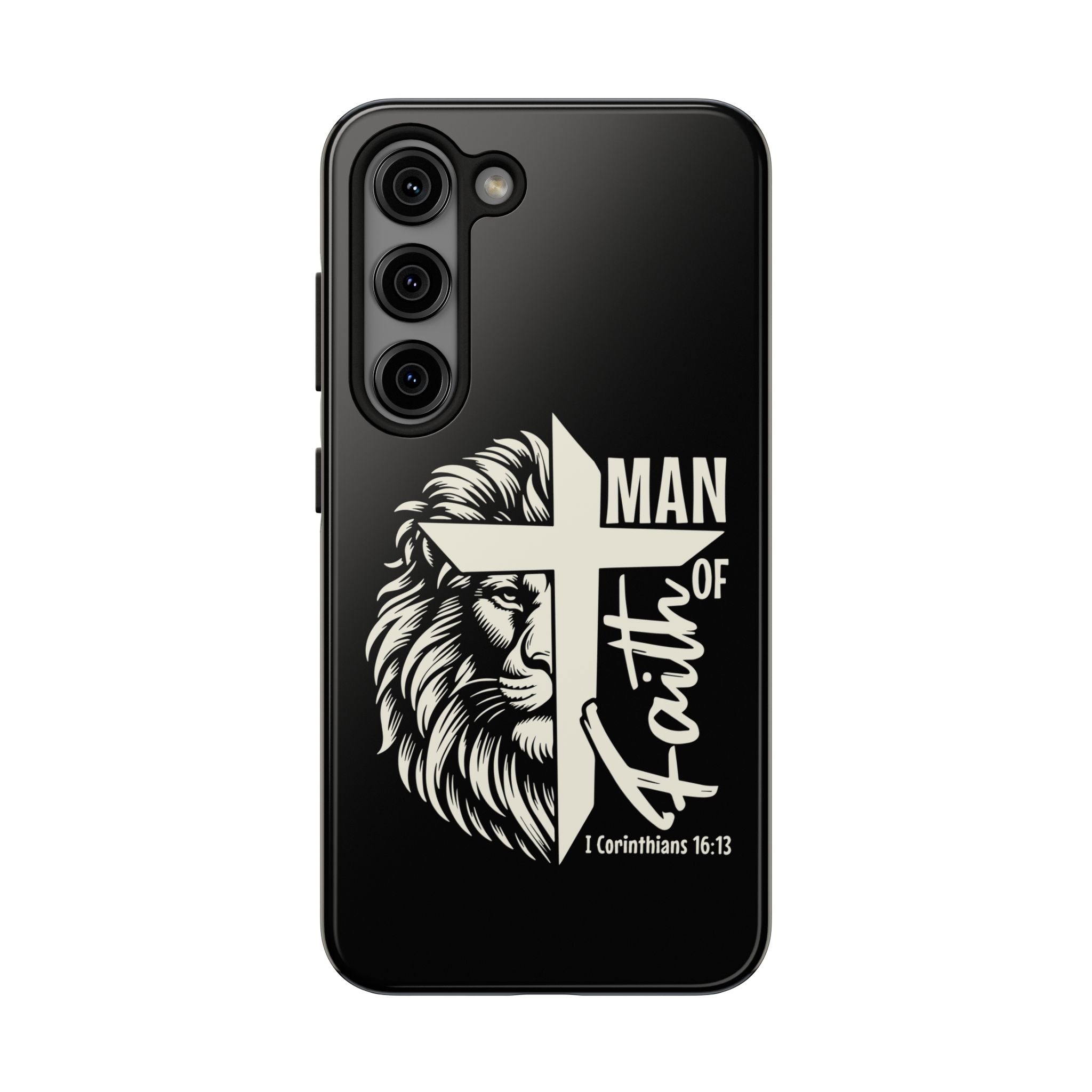 Man Of Faith Lion Christian Phone Case
