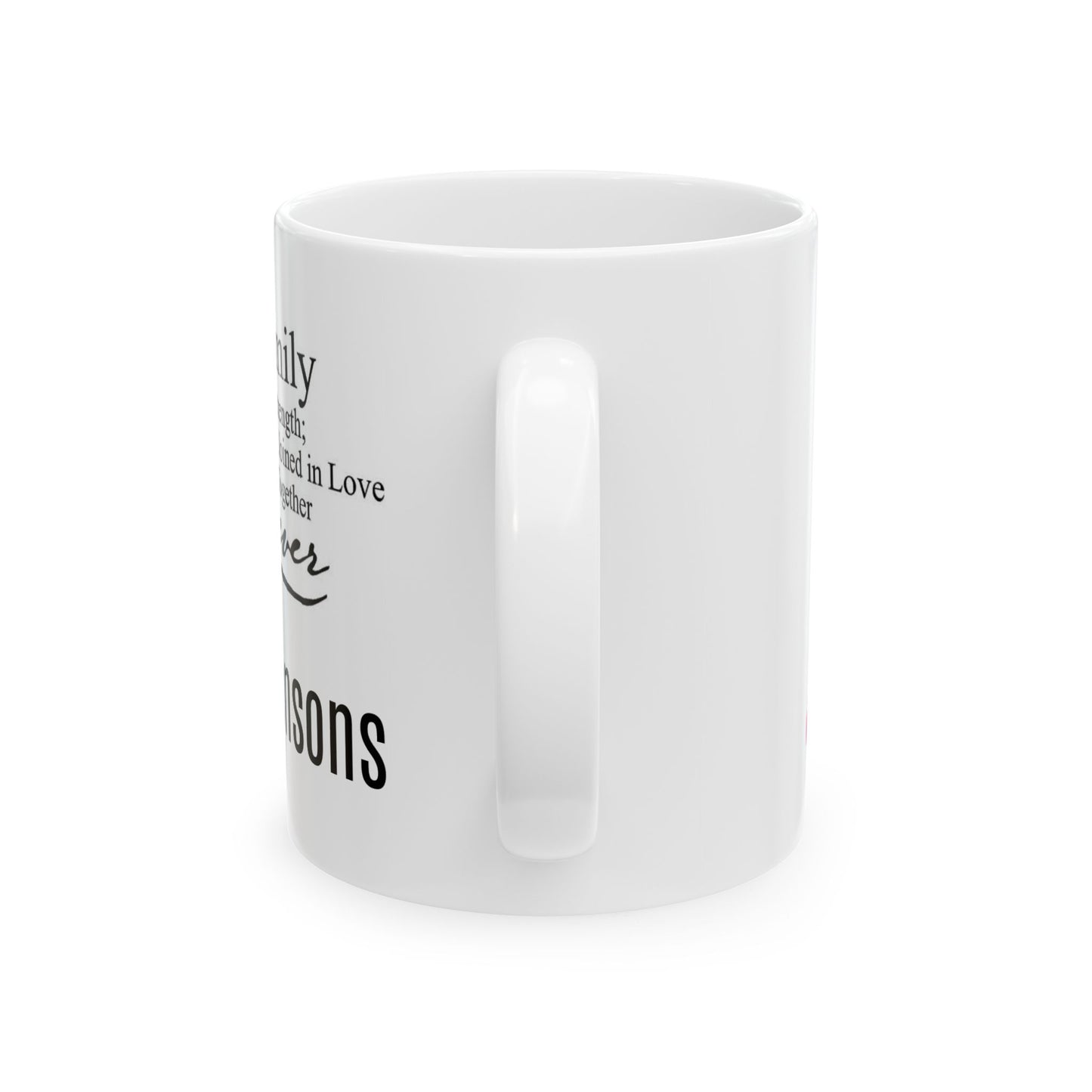 Personalized Our Family Ceramic Mug