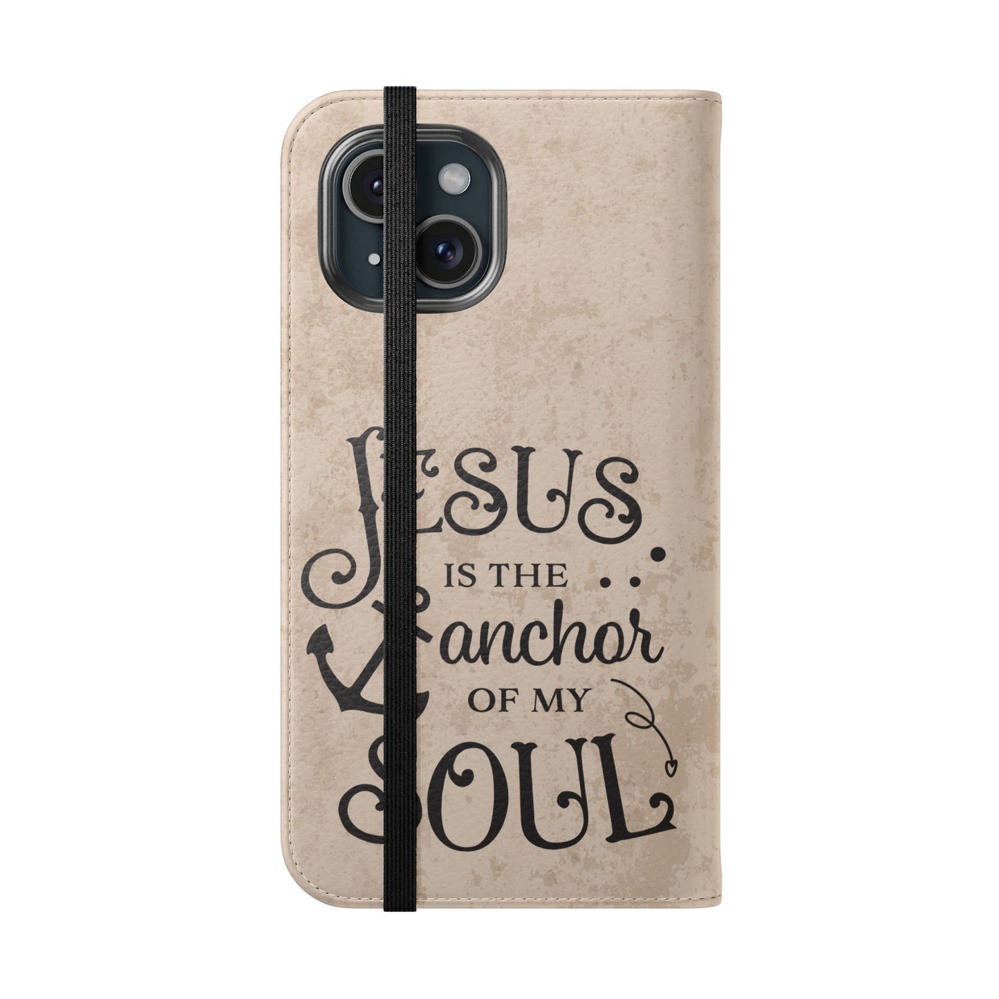 Jesus Flip Case Inspirational iPhone Samsung Wallet, Christian Gift, Faith-Based Accessory, Stylish Protection for Any Occasion