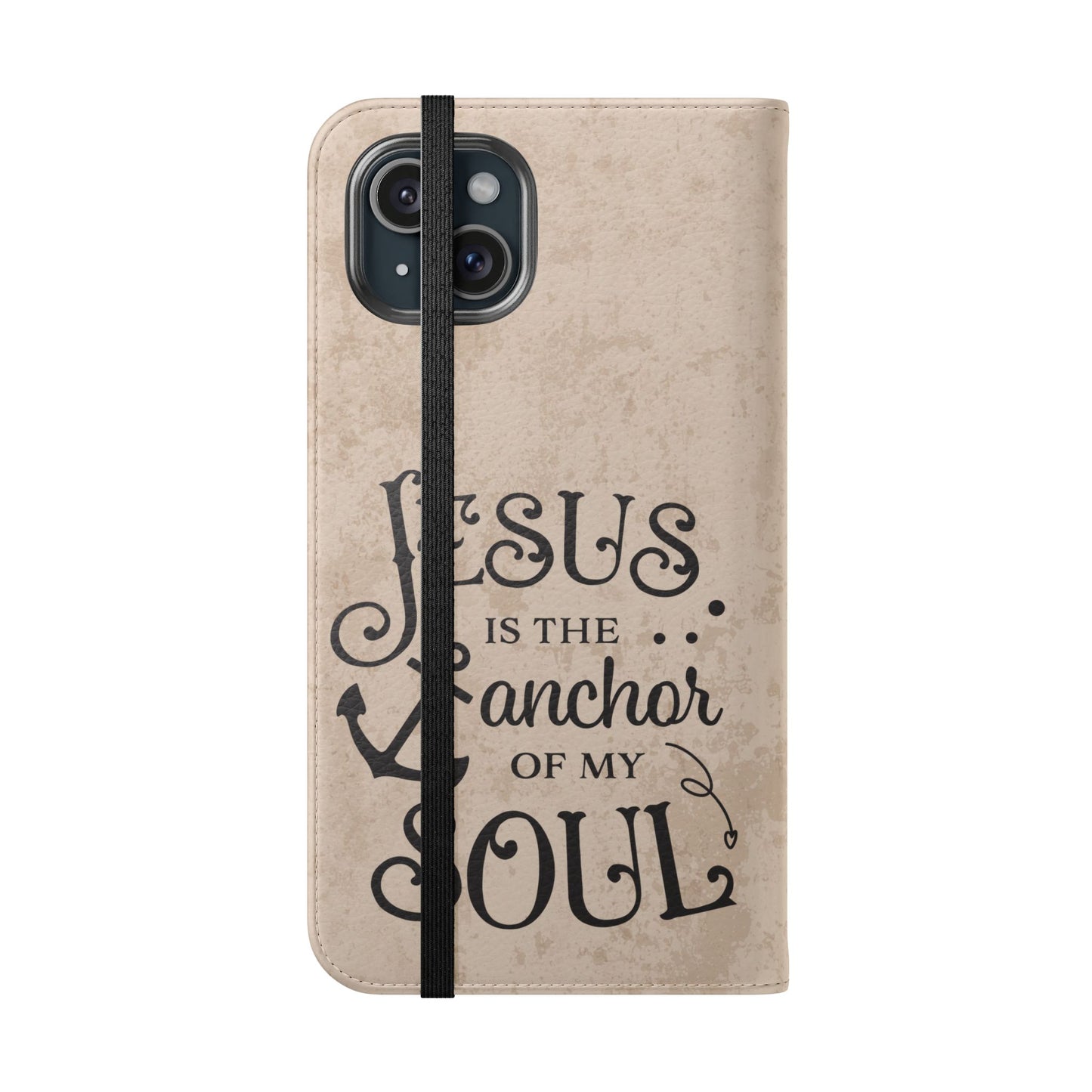 Jesus Flip Case Inspirational iPhone Samsung Wallet, Christian Gift, Faith-Based Accessory, Stylish Protection for Any Occasion