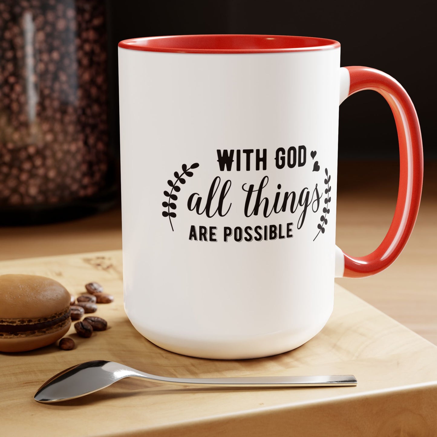 With God All Things Are Possible Coffee Mug