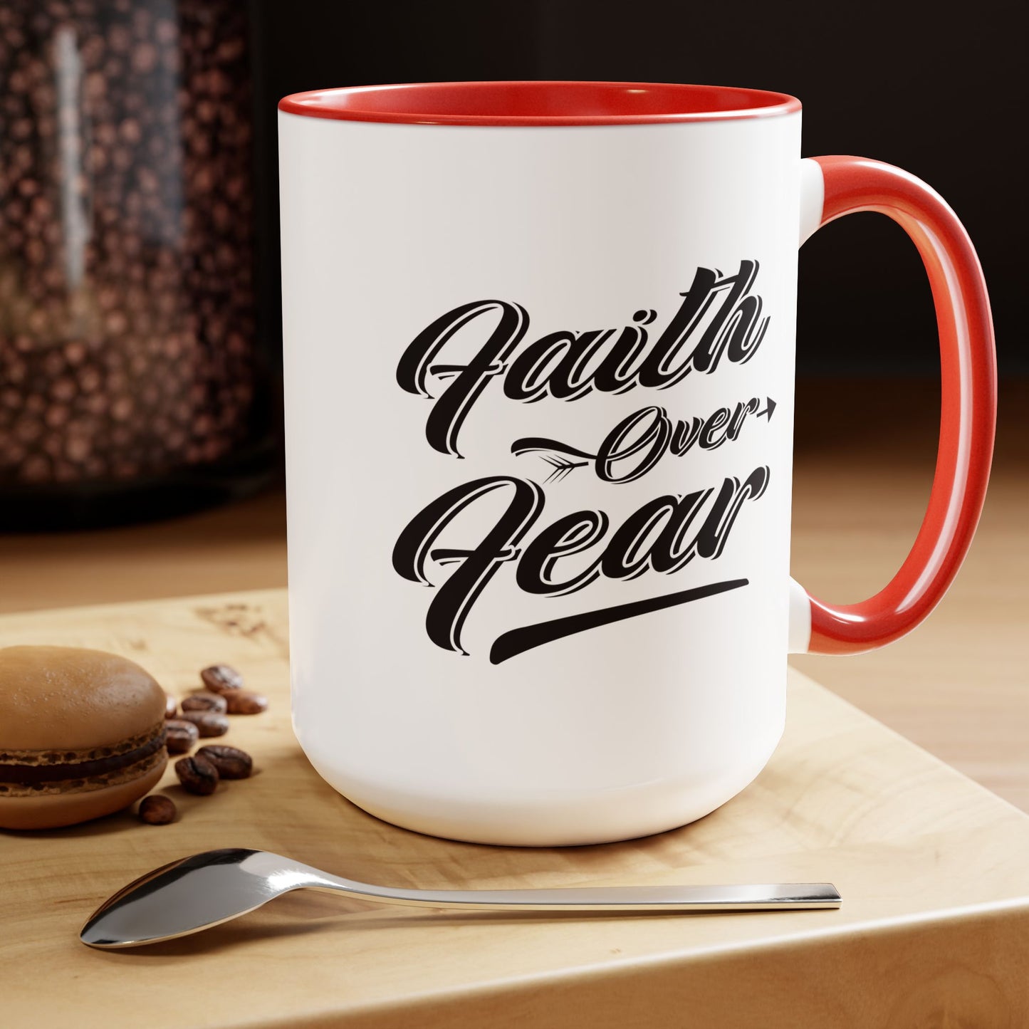 Faith Over Fear Coffee Mug