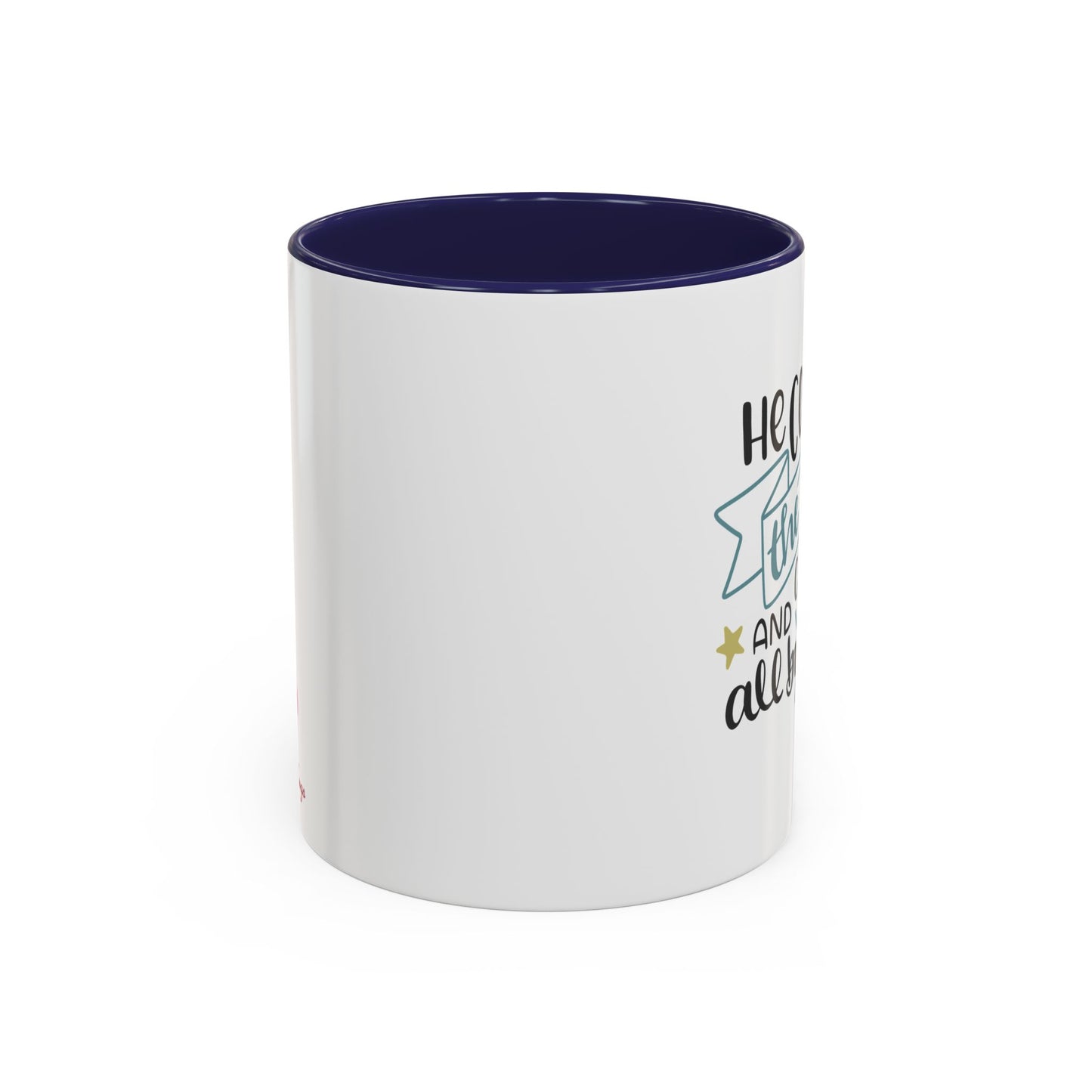 He Counts The Stars And Calls Them All By Name Accent Coffee Mug