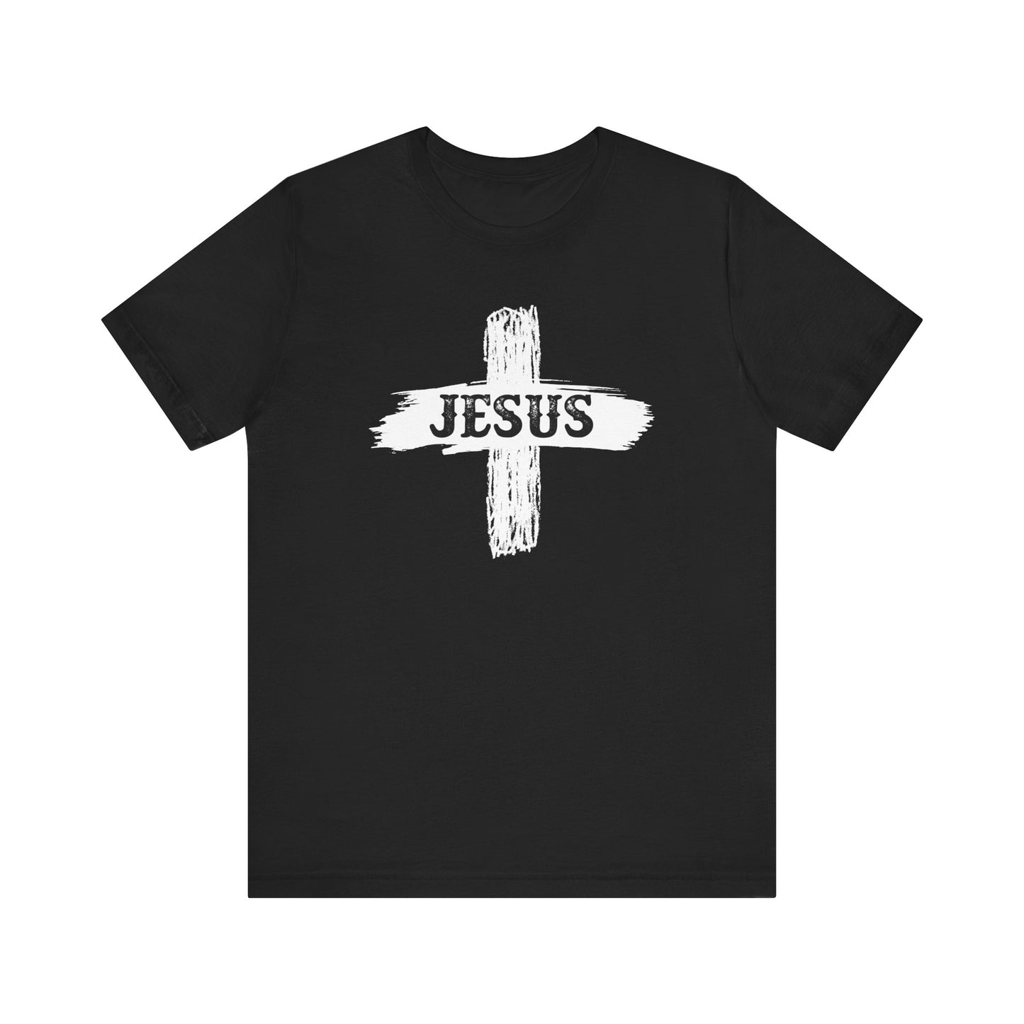 Jesus Black Unisex Jersey Short Sleeve Tee