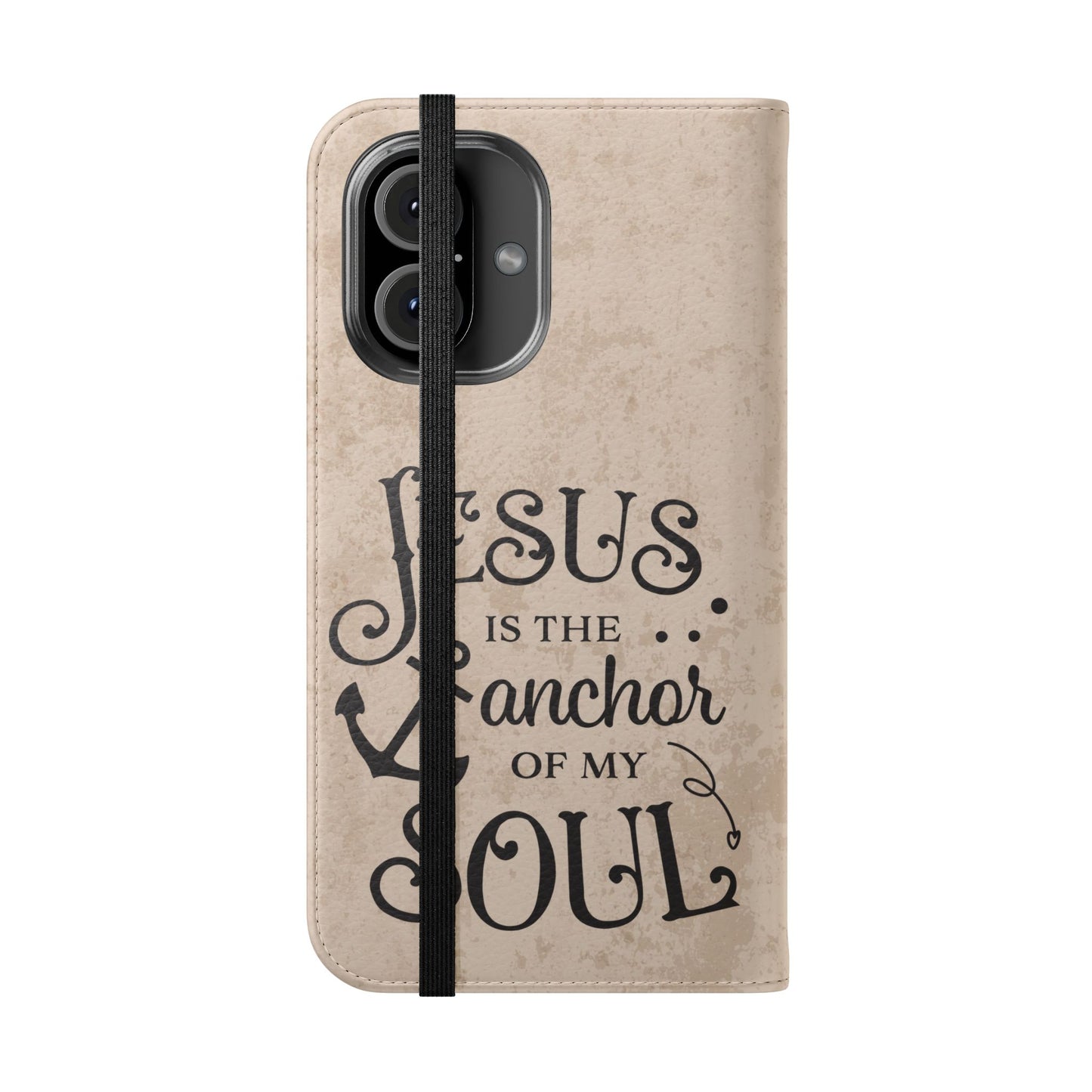 Jesus Flip Case Inspirational iPhone Samsung Wallet, Christian Gift, Faith-Based Accessory, Stylish Protection for Any Occasion