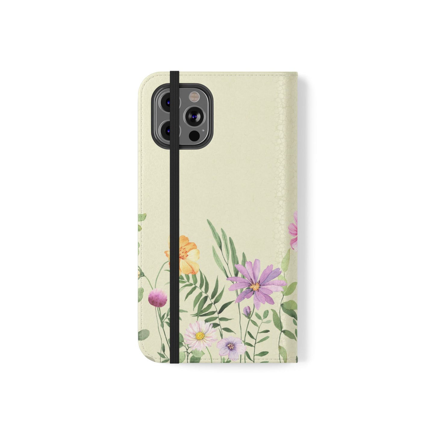 Floral Christian Prayer Flip Case, Amazing Grace, iPhone Samsung Wallet, Gifts for Her, Christian Phone Cover, Spring Floral Design