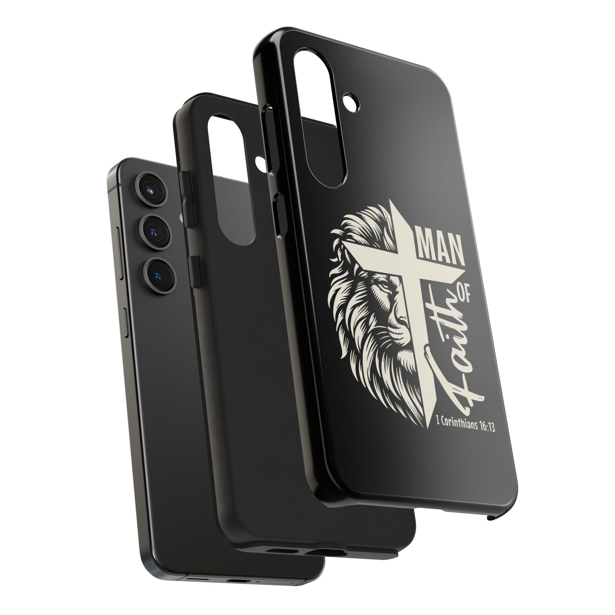 Man Of Faith Lion Christian Phone Case