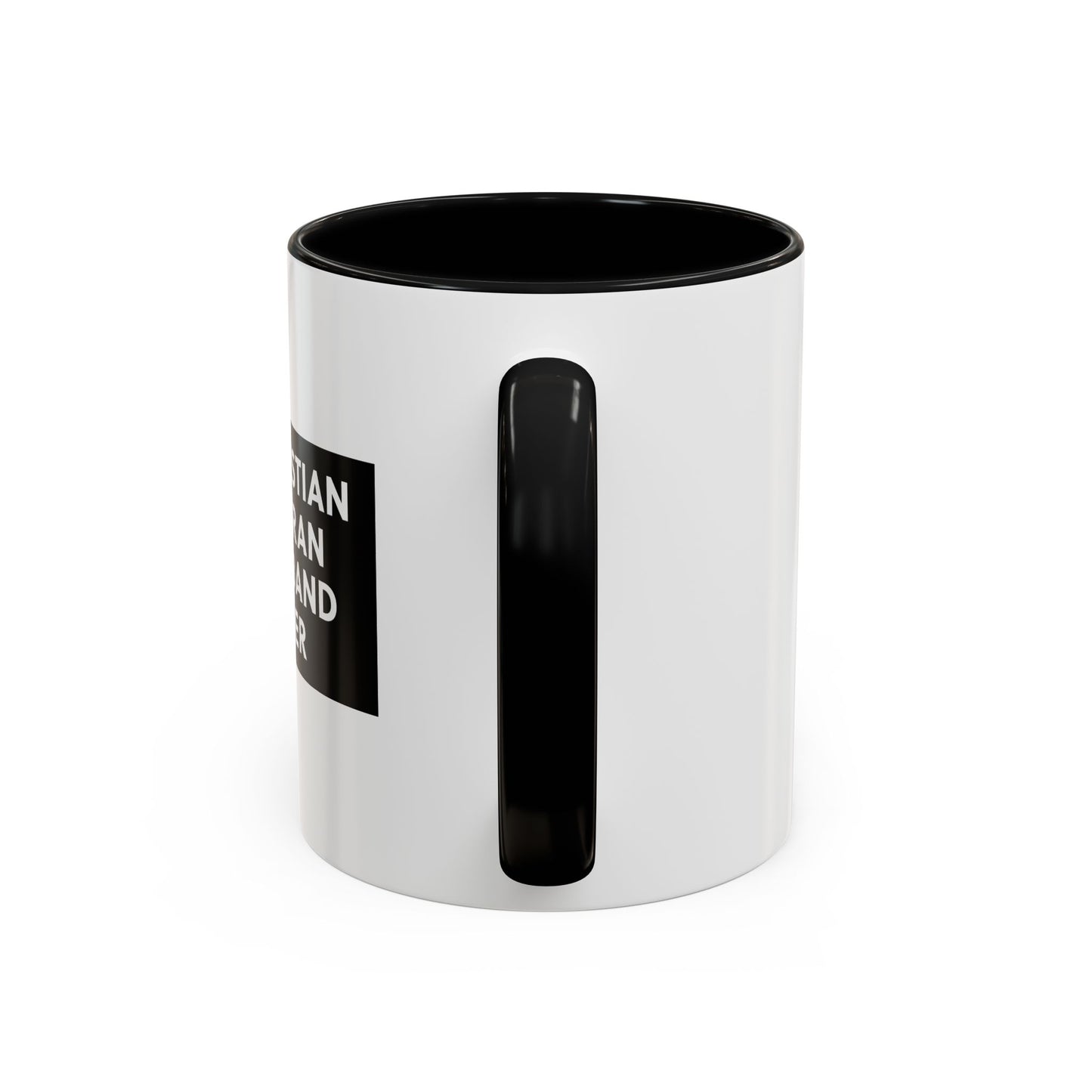 Christian Veteran Husband Father Accent Coffee Mug