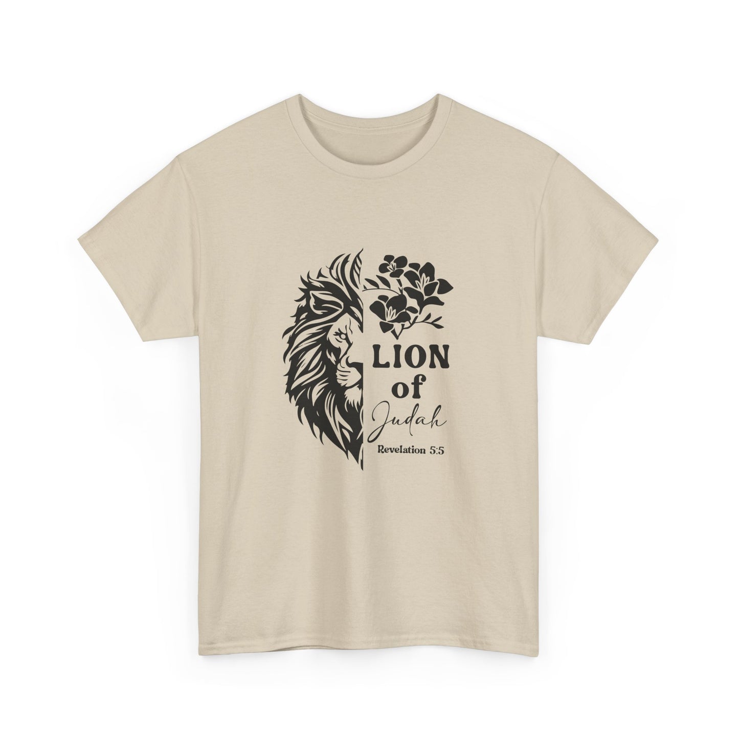 Lion Of Judah Heavy Cotton Tee