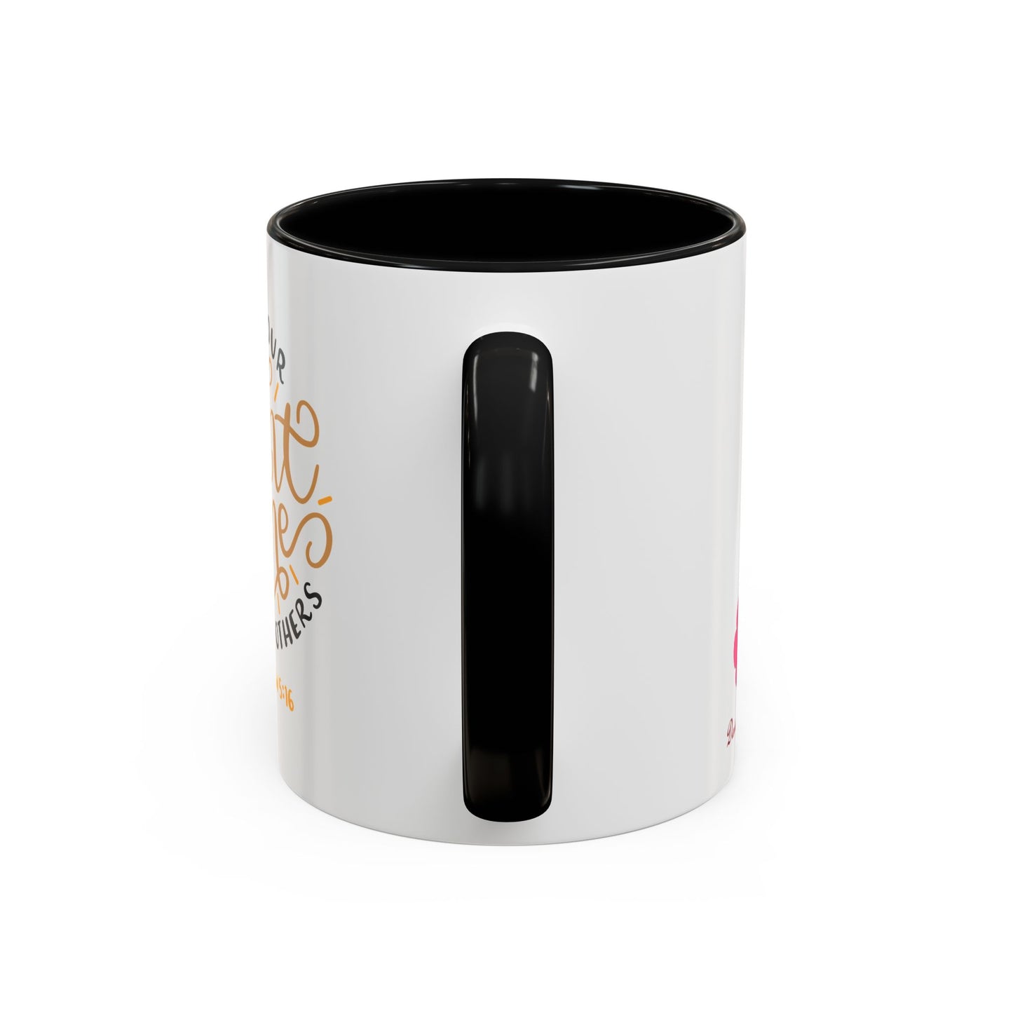 Let Your Light Shine Before Others Accent Coffee Mug