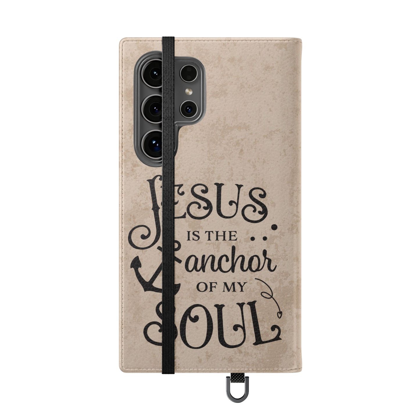 Jesus Flip Case Inspirational iPhone Samsung Wallet, Christian Gift, Faith-Based Accessory, Stylish Protection for Any Occasion