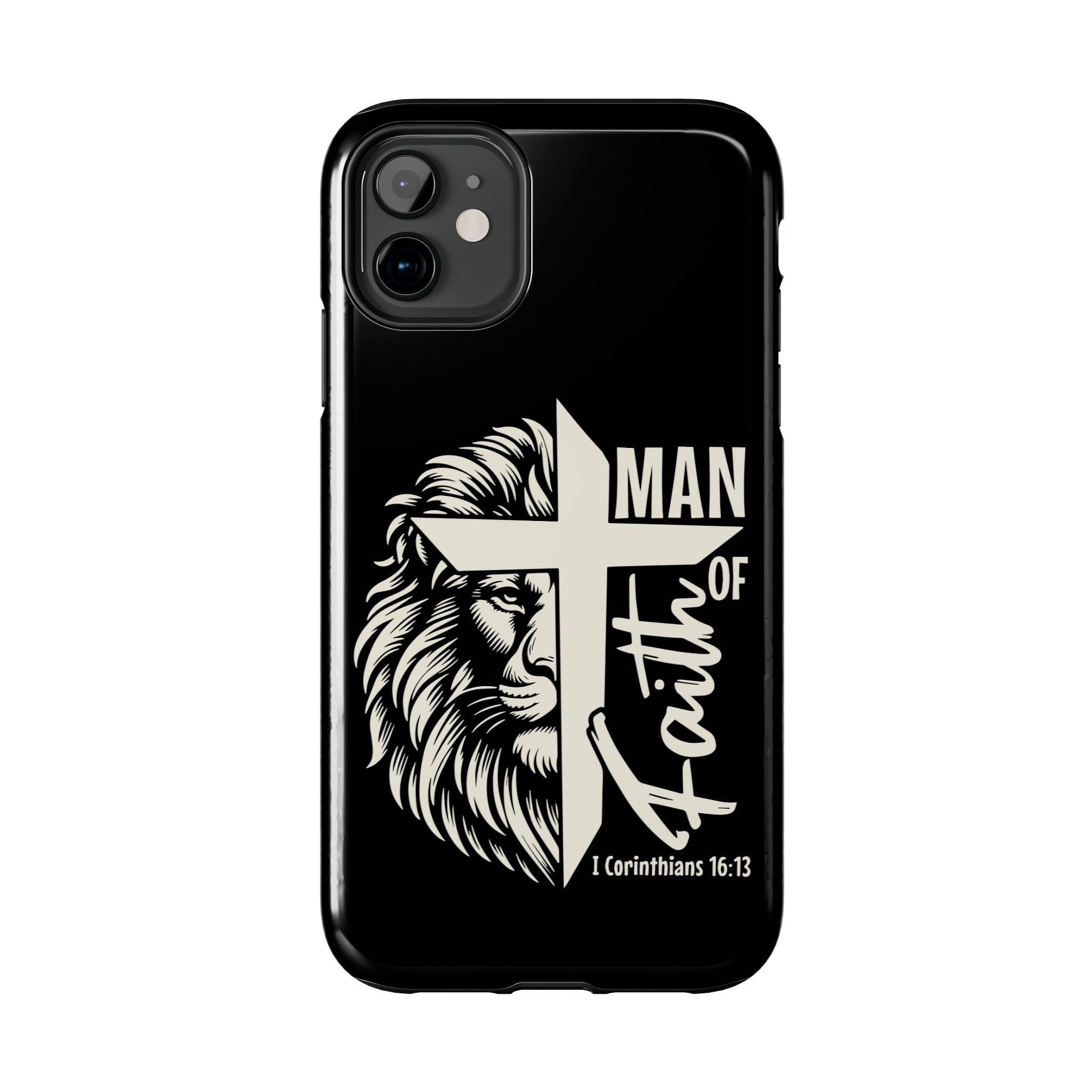 Man Of Faith Lion Christian Phone Case