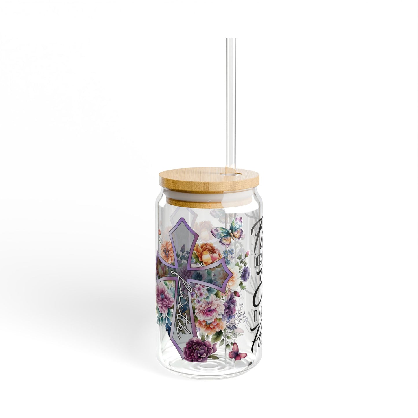 Faith Sipper Glass Tumbler