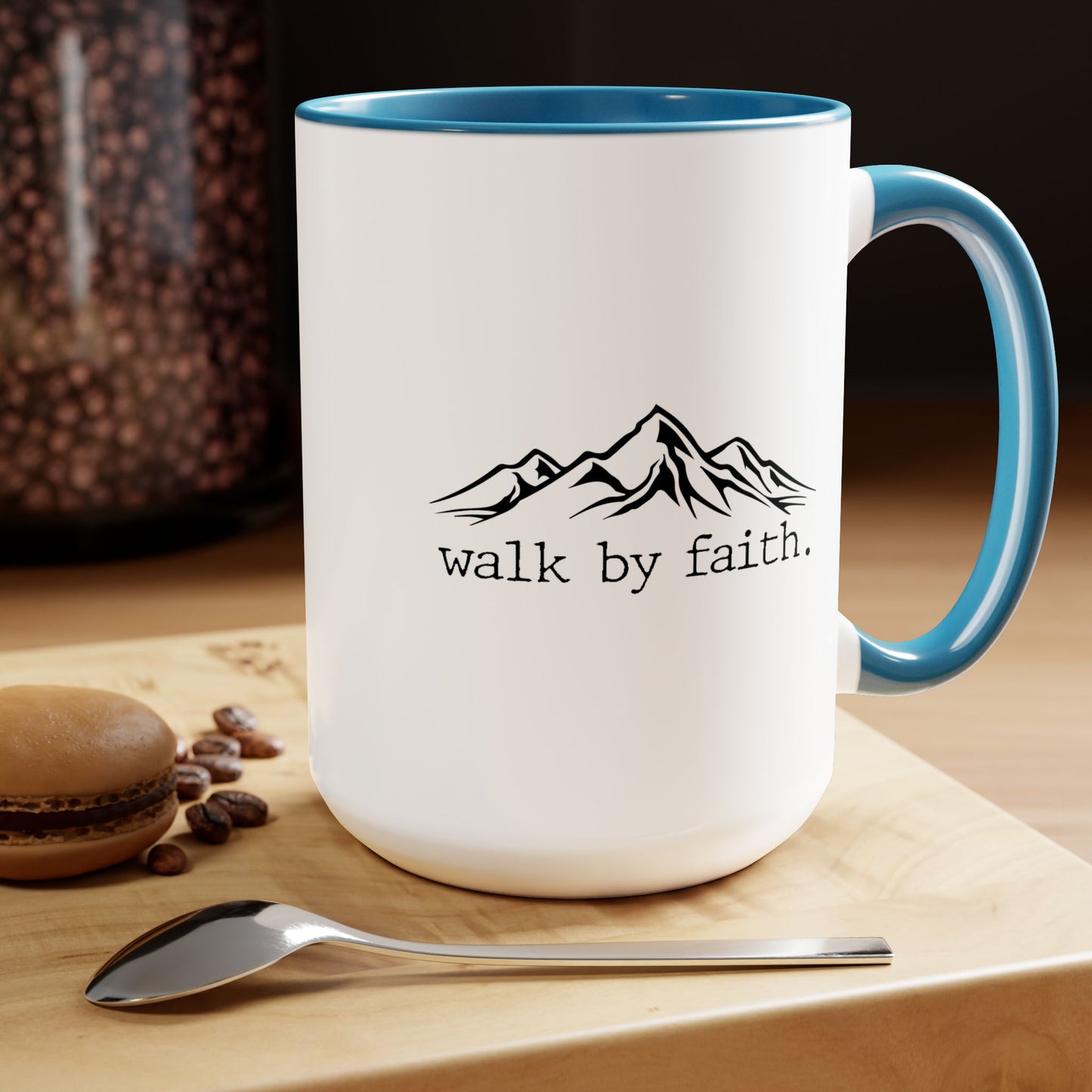 Walk By Faith Coffee Mug