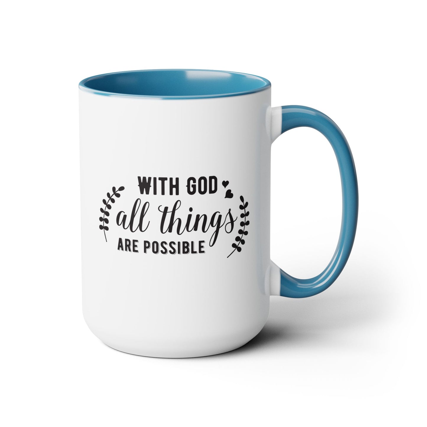 With God All Things Are Possible Coffee Mug