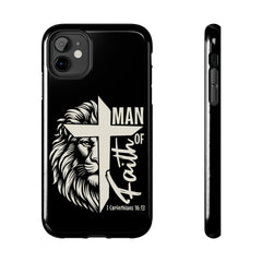Man Of Faith Lion Christian Phone Case