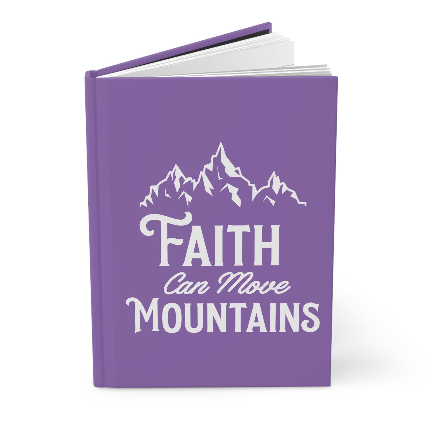 Faith Can Move Mountains Hardcover Journal