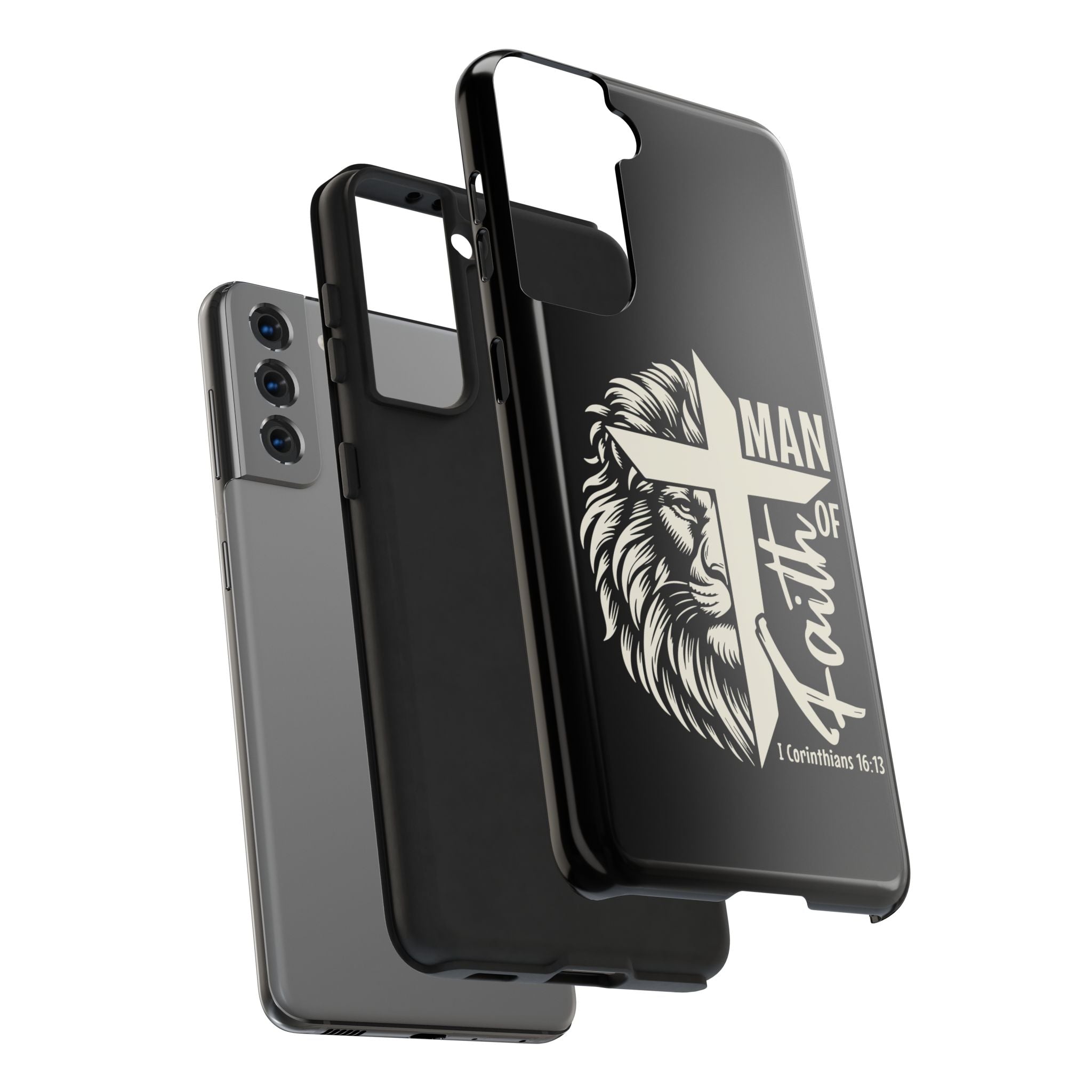 Man Of Faith Lion Christian Phone Case