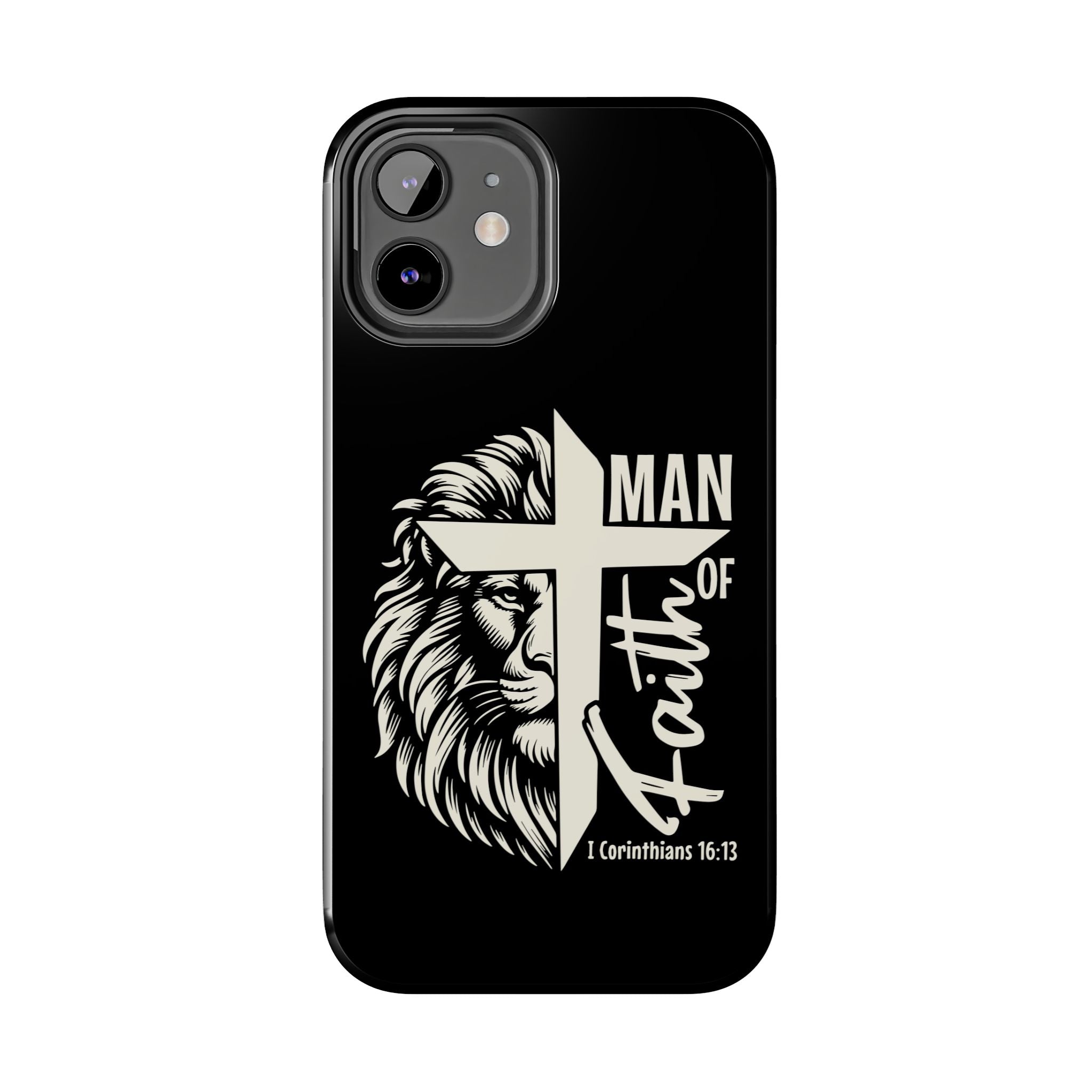 Man Of Faith Lion Christian Phone Case