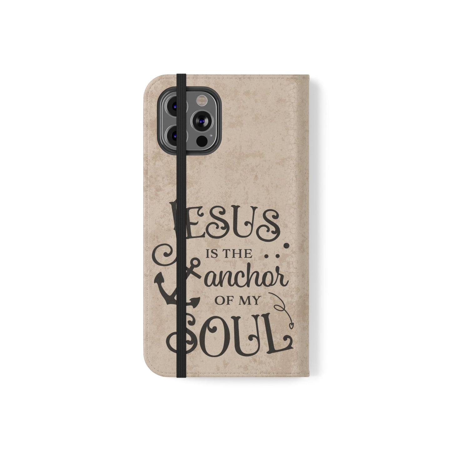 Jesus Flip Case Inspirational iPhone Samsung Wallet, Christian Gift, Faith-Based Accessory, Stylish Protection for Any Occasion
