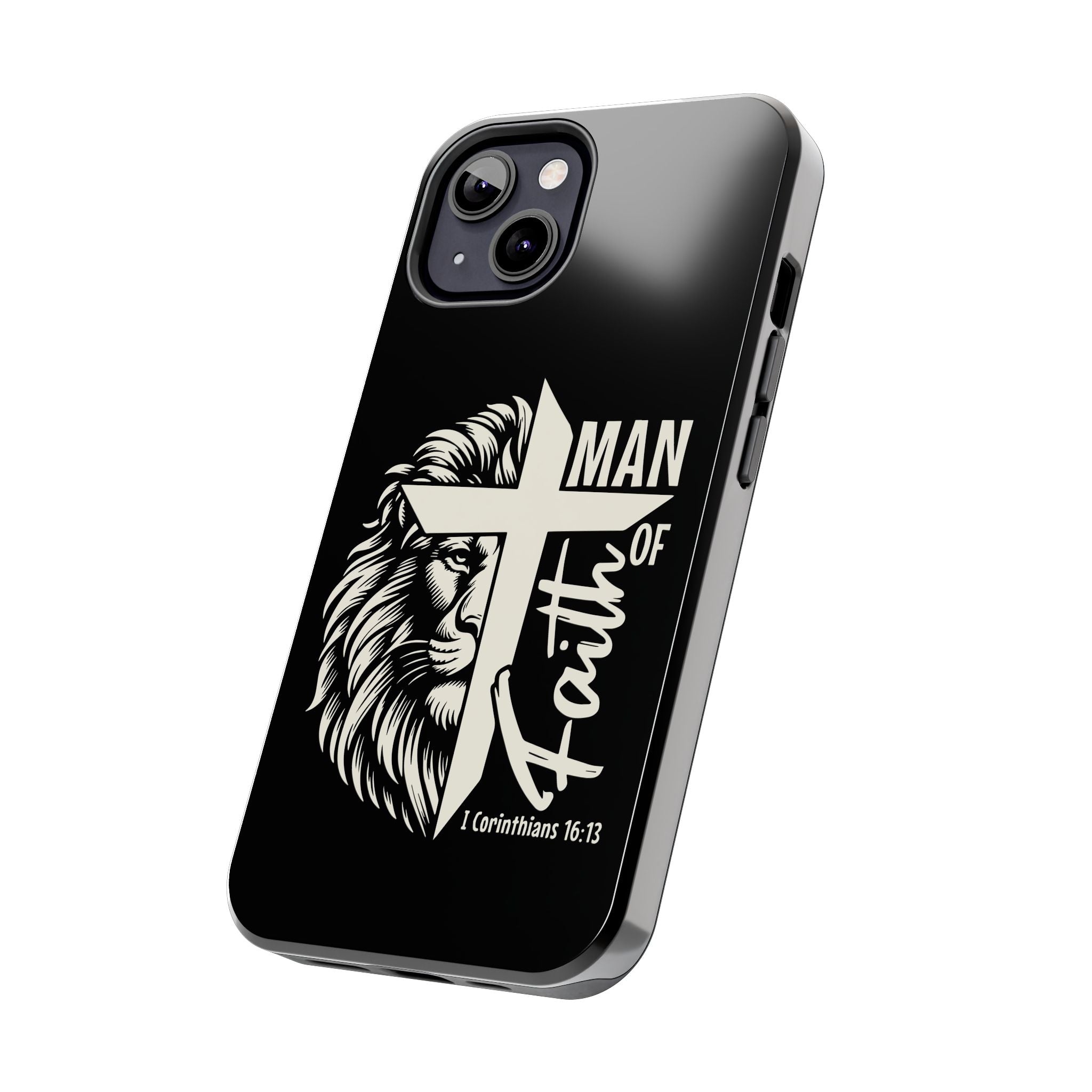 Man Of Faith Lion Christian Phone Case
