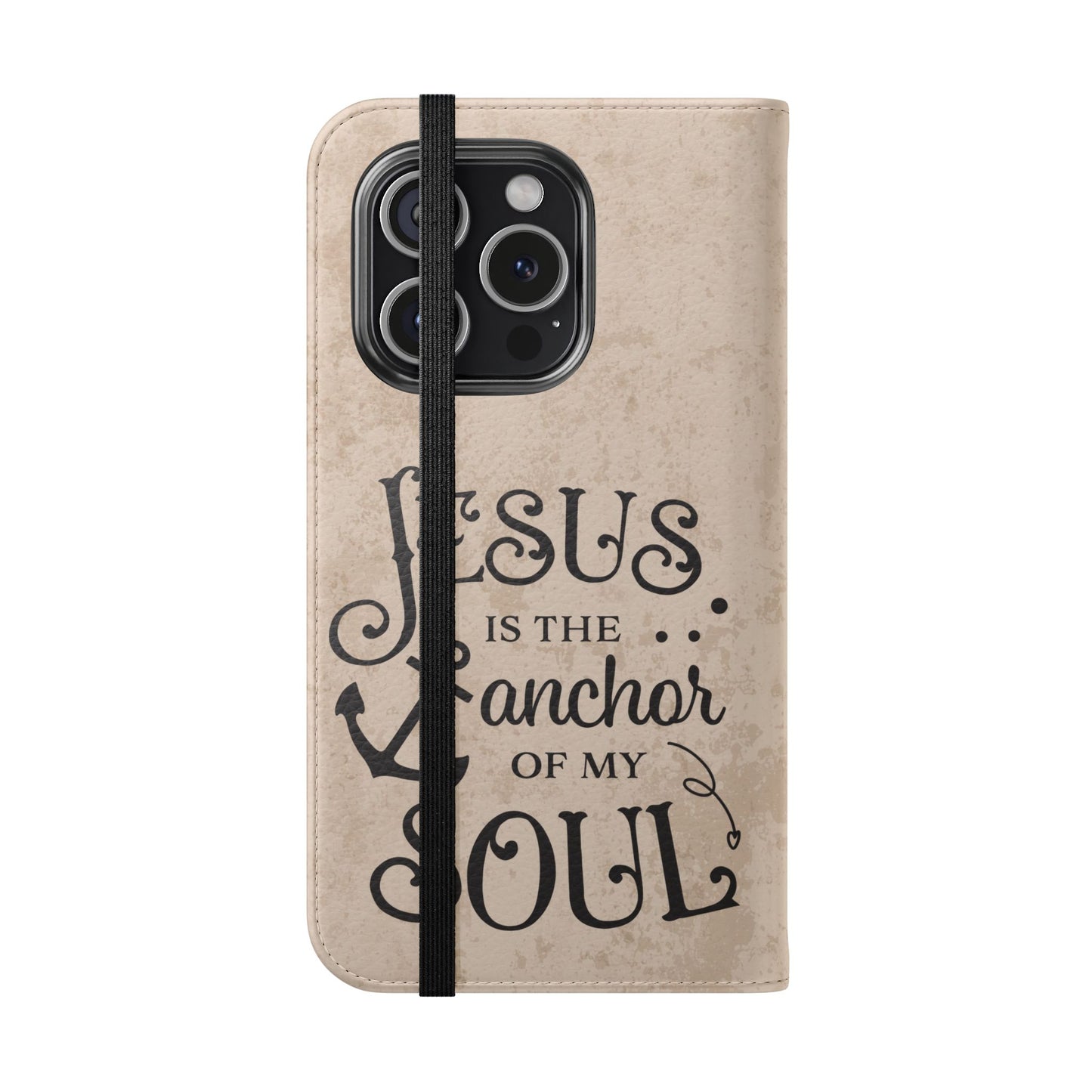 Jesus Flip Case Inspirational iPhone Samsung Wallet, Christian Gift, Faith-Based Accessory, Stylish Protection for Any Occasion