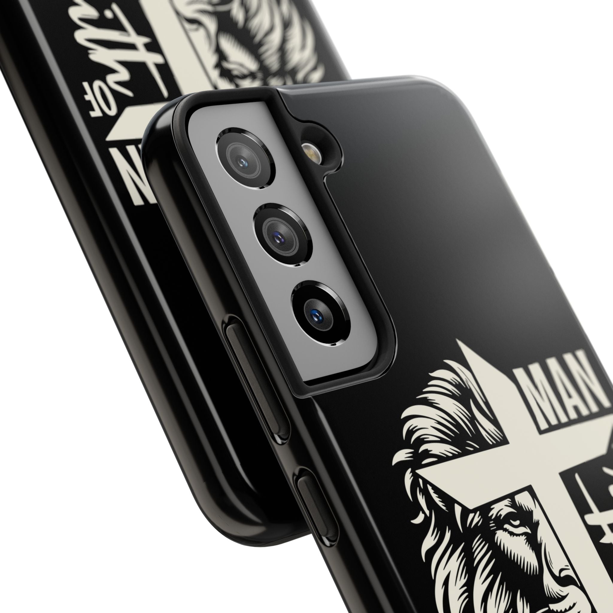 Man Of Faith Lion Christian Phone Case