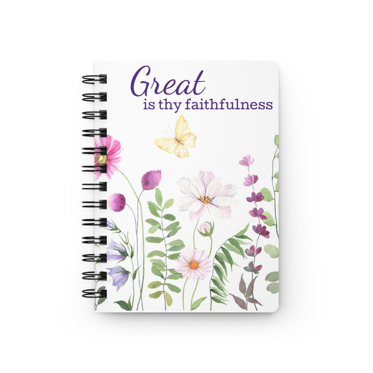 Great Is Thy Faithfulness Spiral Bound Journal