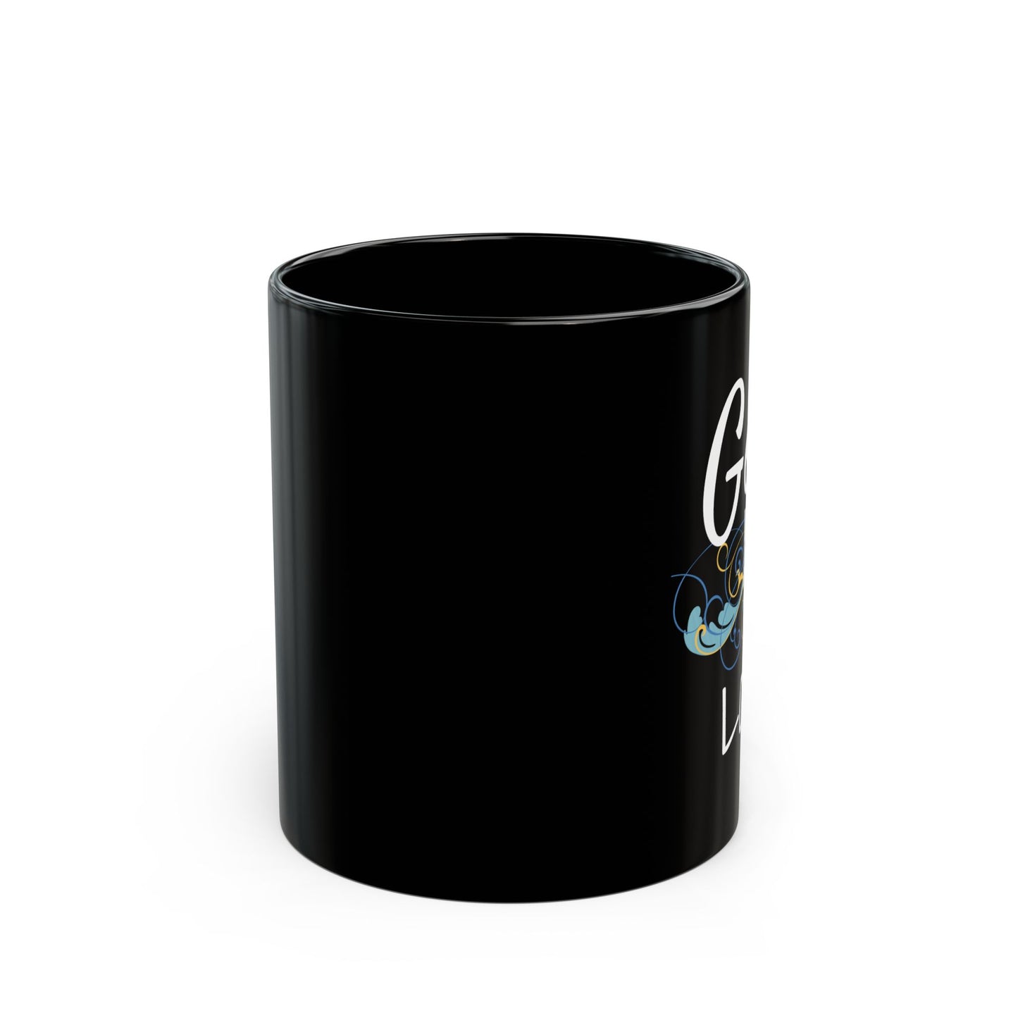 God Is Love 11oz Black Mug