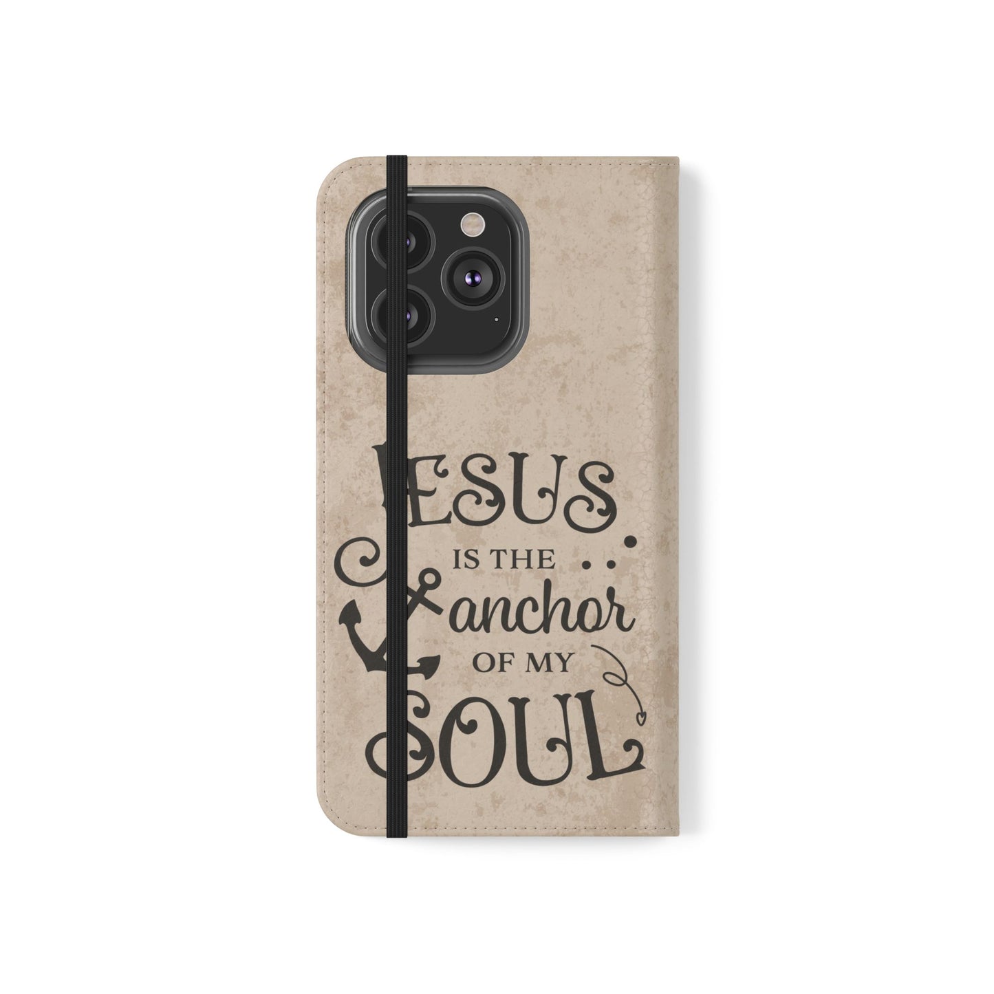 Jesus Flip Case Inspirational iPhone Samsung Wallet, Christian Gift, Faith-Based Accessory, Stylish Protection for Any Occasion