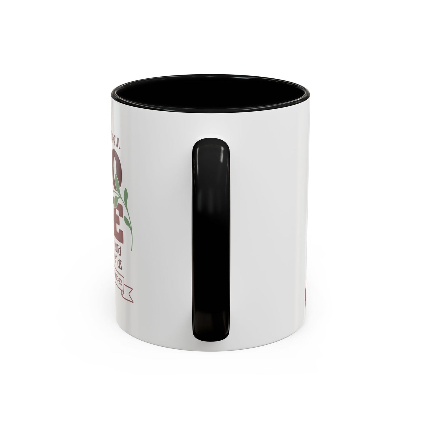 The Faithful Love Of The Lord Never Ends Accent Coffee Mug