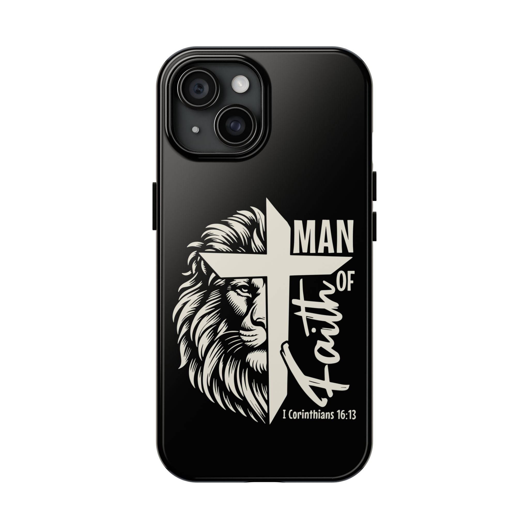 Man Of Faith Lion Christian Phone Case