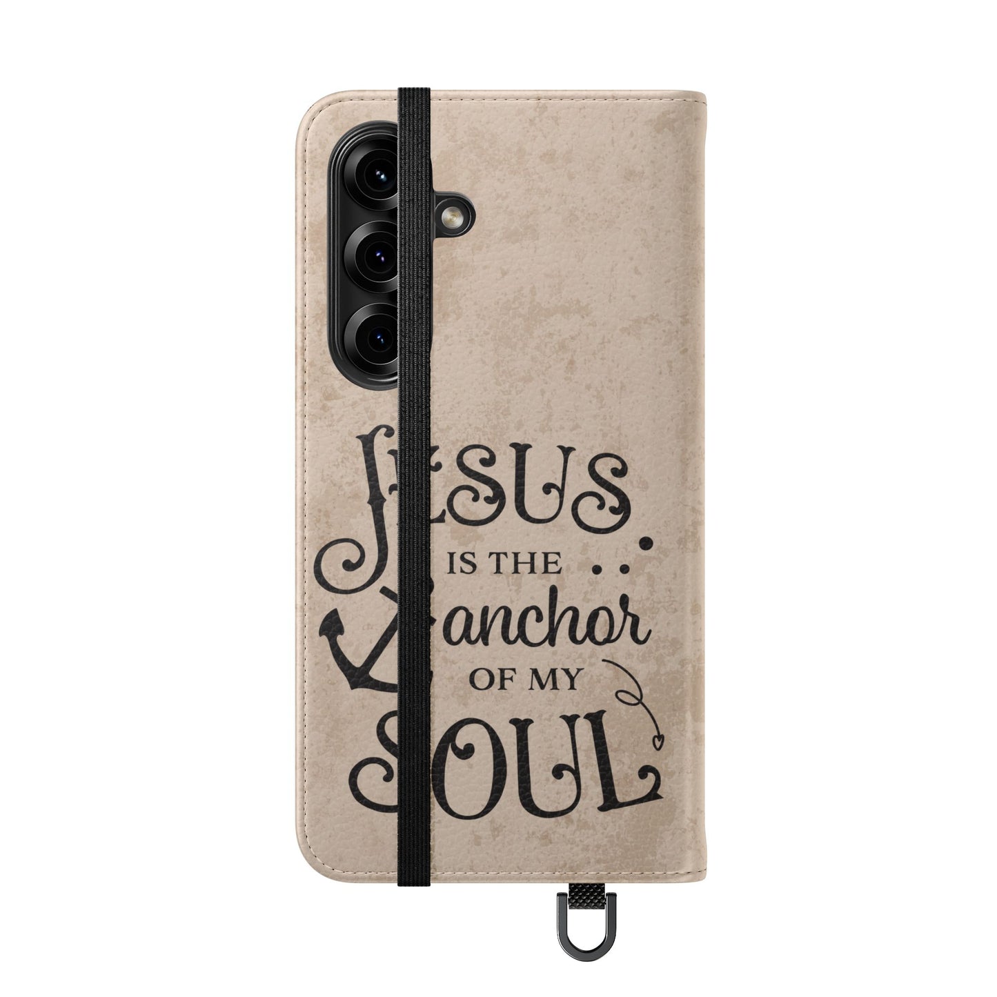 Jesus Flip Case Inspirational iPhone Samsung Wallet, Christian Gift, Faith-Based Accessory, Stylish Protection for Any Occasion