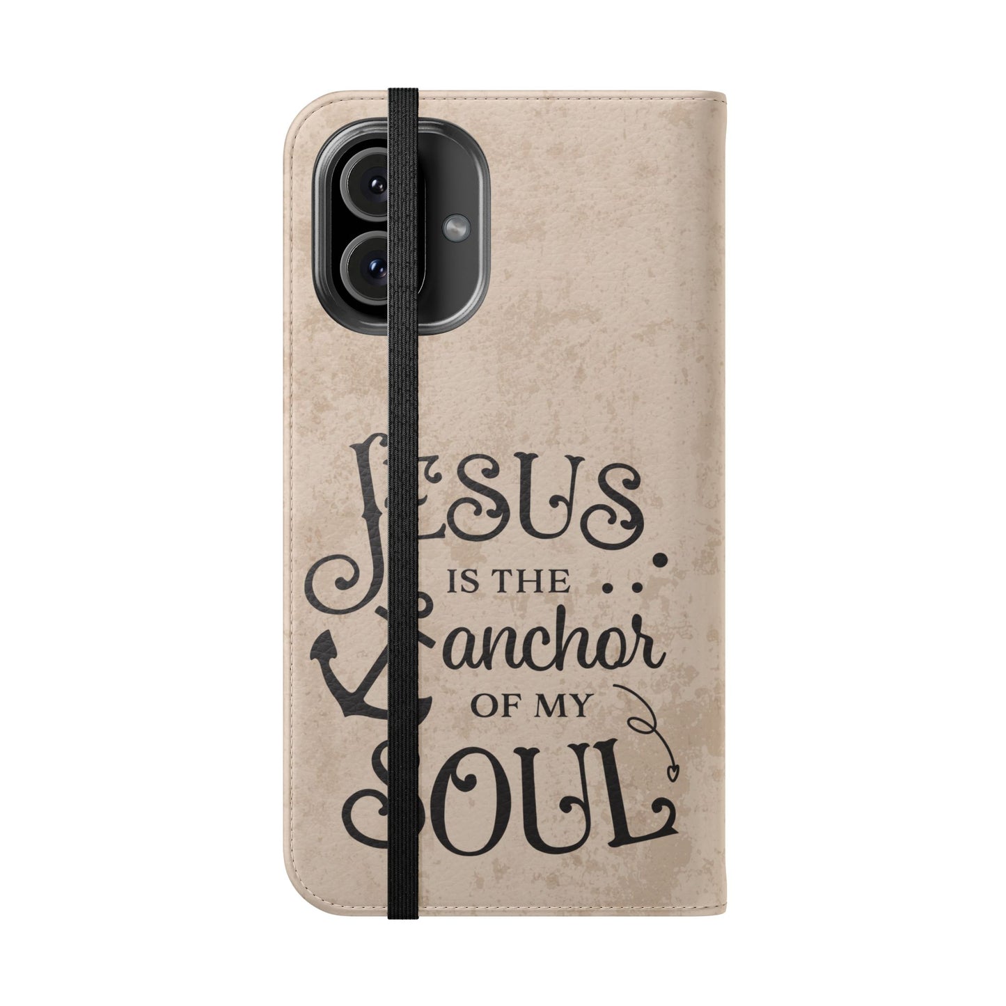 Jesus Flip Case Inspirational iPhone Samsung Wallet, Christian Gift, Faith-Based Accessory, Stylish Protection for Any Occasion