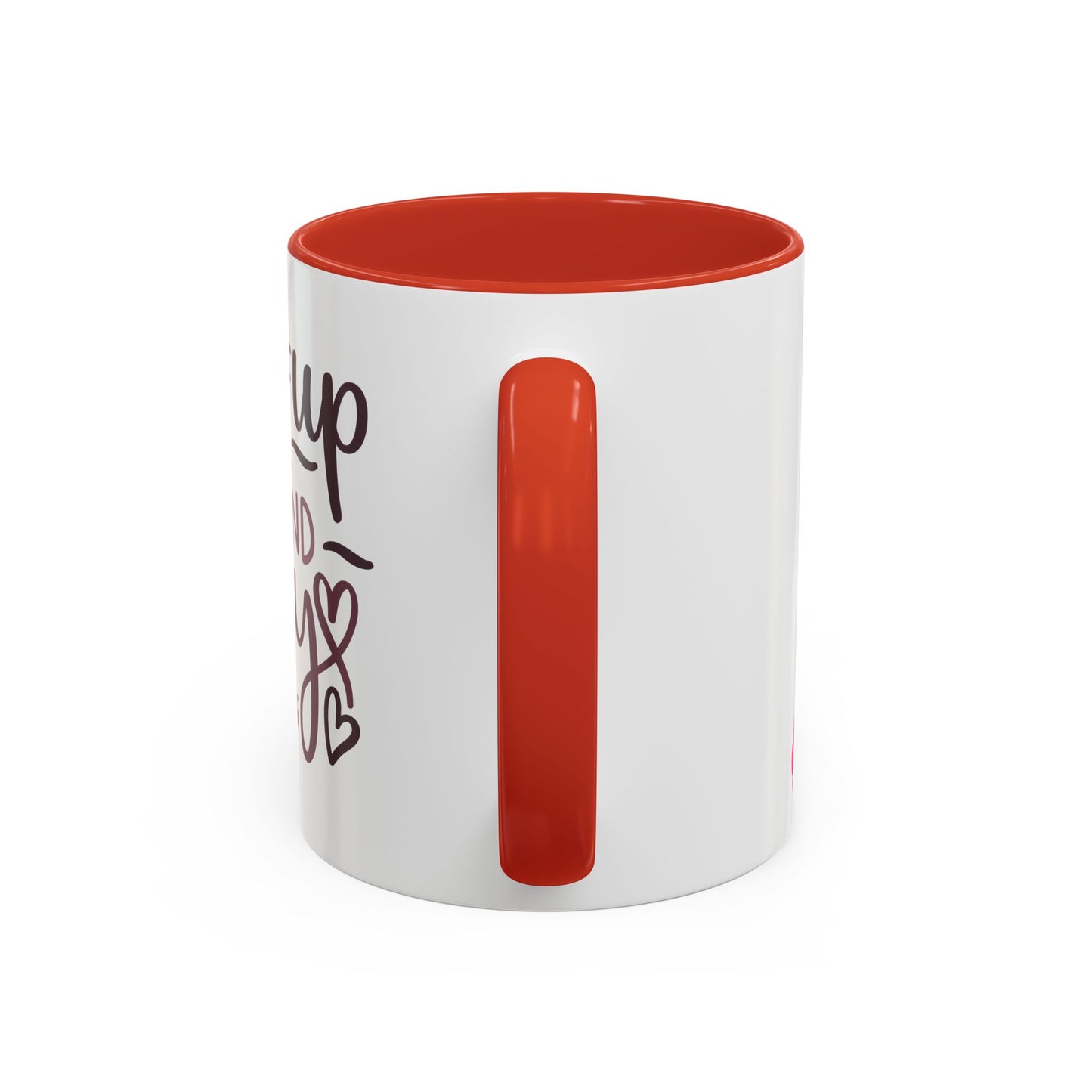 Rise Up And Pray Accent Coffee Mug