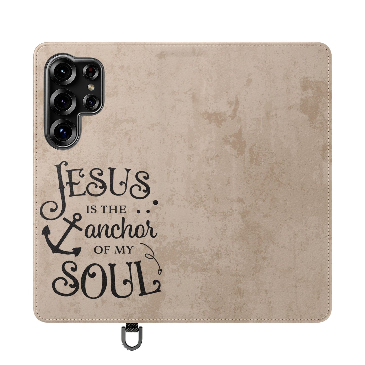 Jesus Flip Case Inspirational iPhone Samsung Wallet, Christian Gift, Faith-Based Accessory, Stylish Protection for Any Occasion