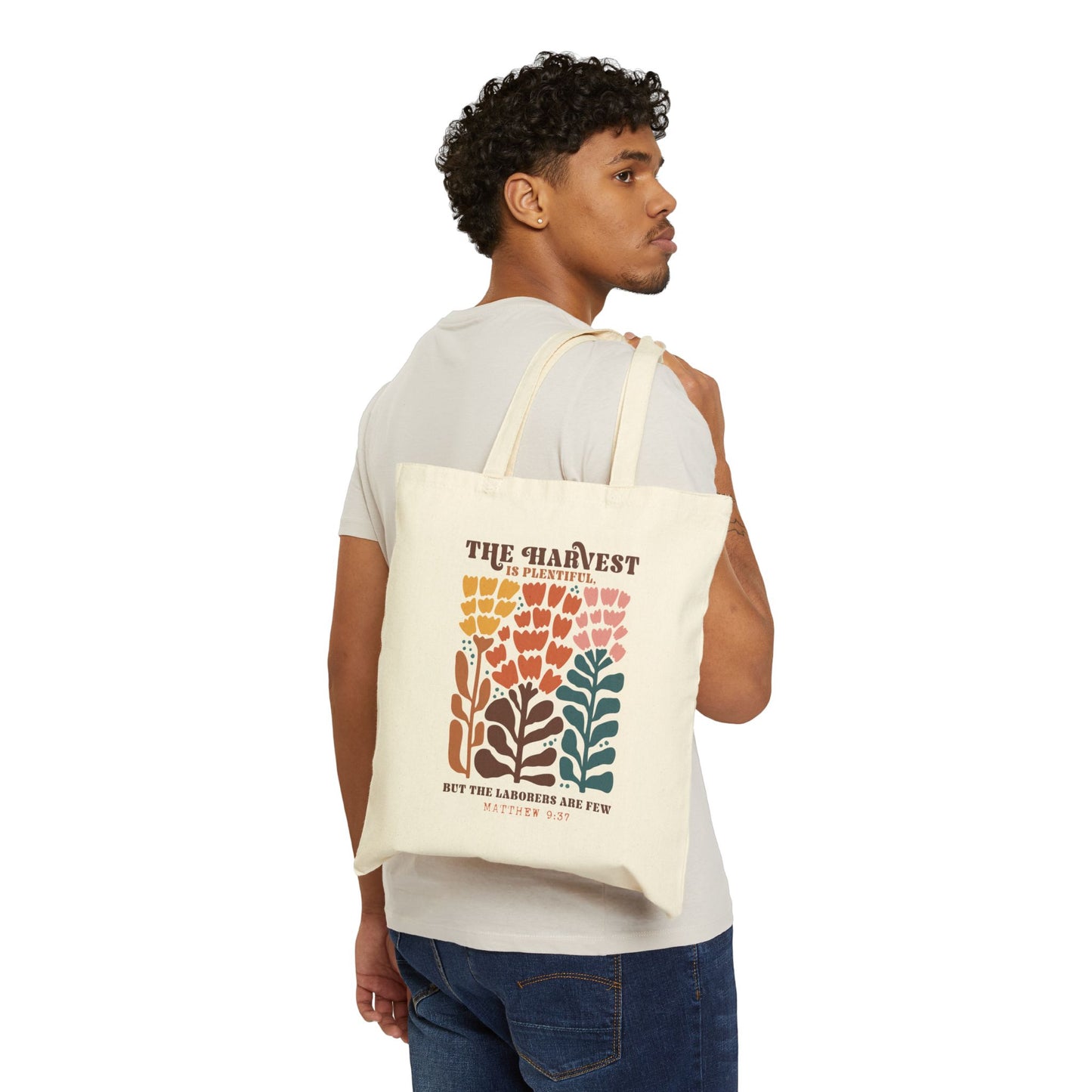 Christian Scripture Matthew Cotton Canvas Tote Bag