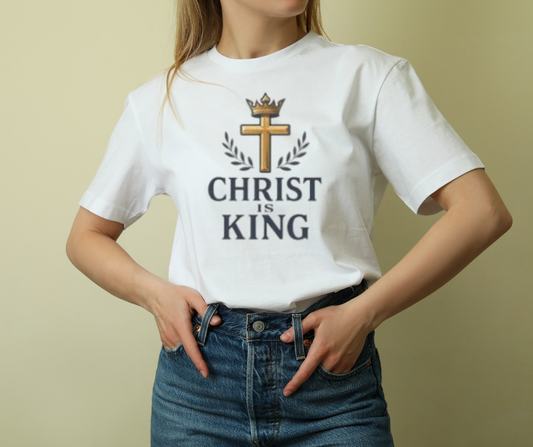 Faith-Inspired Cotton Tee, Christian Apparel, Casual Everyday Wear, Gift for Believers, Spiritual Fashion, Church Events
